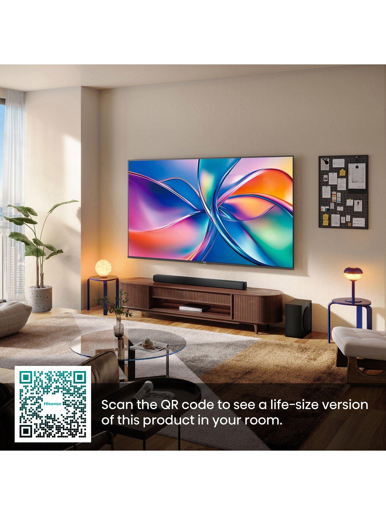 Image 3 of 7 of Hisense 65" 65E7QTUK QLED Smart AI TV with Freely