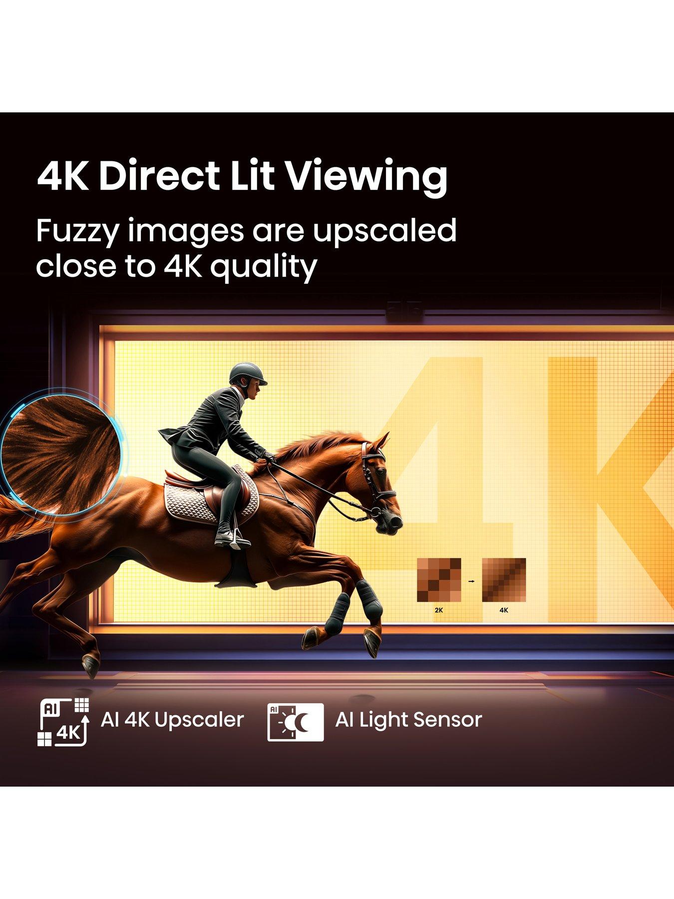 Image 6 of 7 of Hisense Hisense E7Q 43" 4K QLED Smart AI TV with Freely - 43E7QTUK