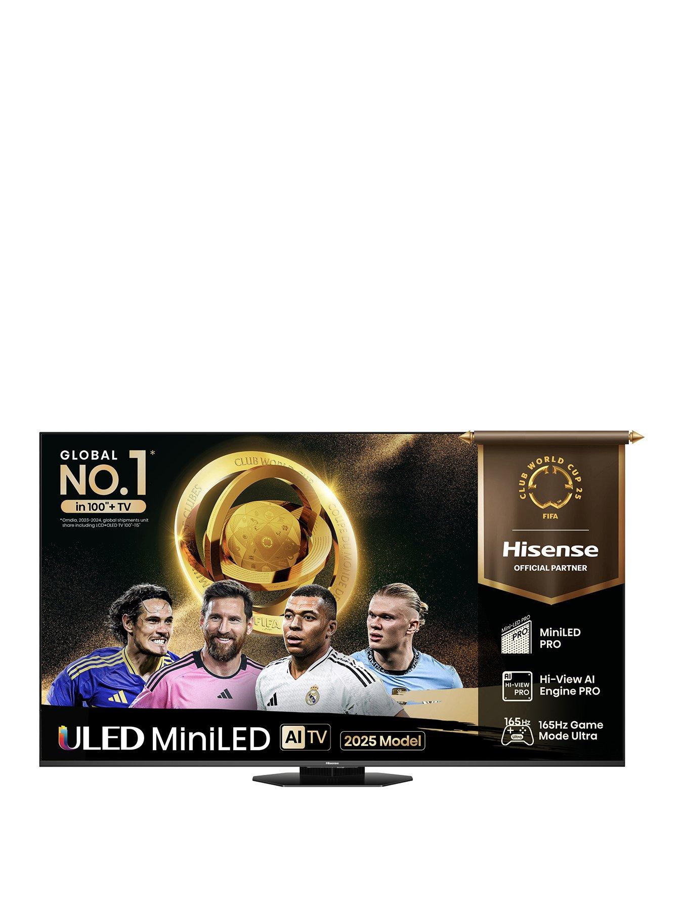undefined Hisense 65" U8QTUK MiniLED QLED 165Hz Smart AI TV with Freely