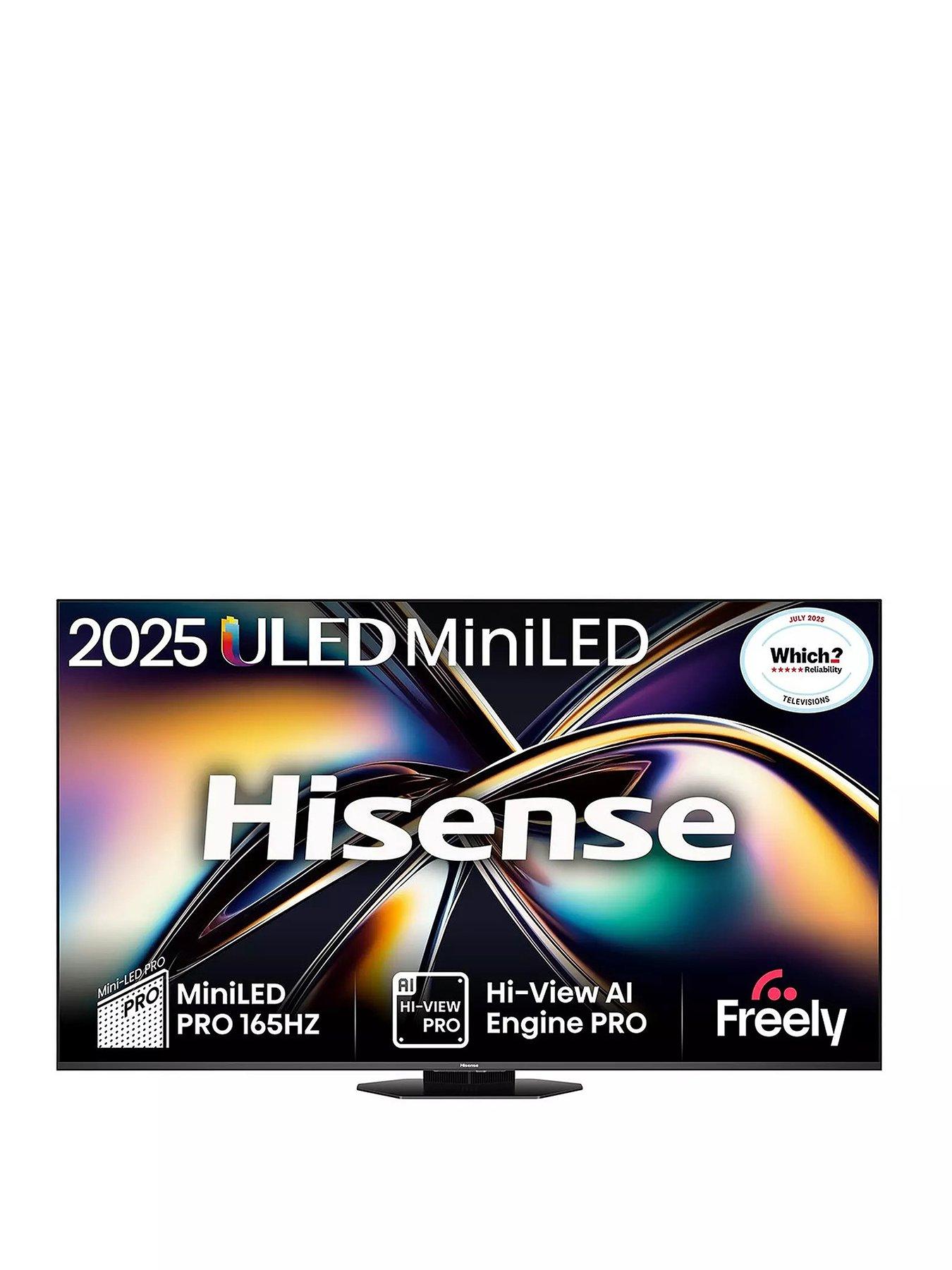 Image 1 of 7 of Hisense Hisense 55" U8QTUK MiniLED QLED 165Hz Smart AI TV with Freely