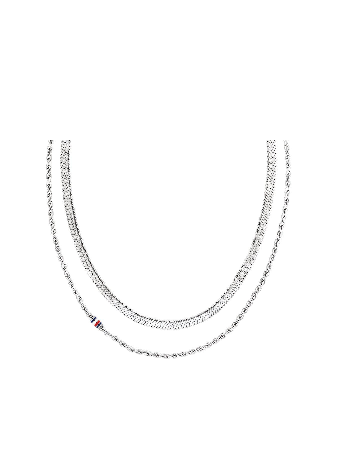 tommy-hilfiger-tommy-hilfiger-womens-stainless-steel-layered-necklace