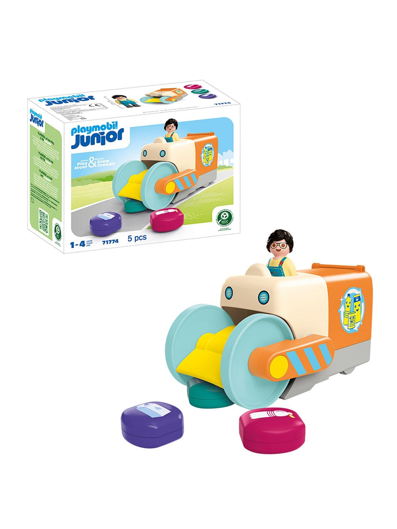 Playmobil PLAYMOBIL 71773 JUNIOR: Tractor with Load and Drop Planter