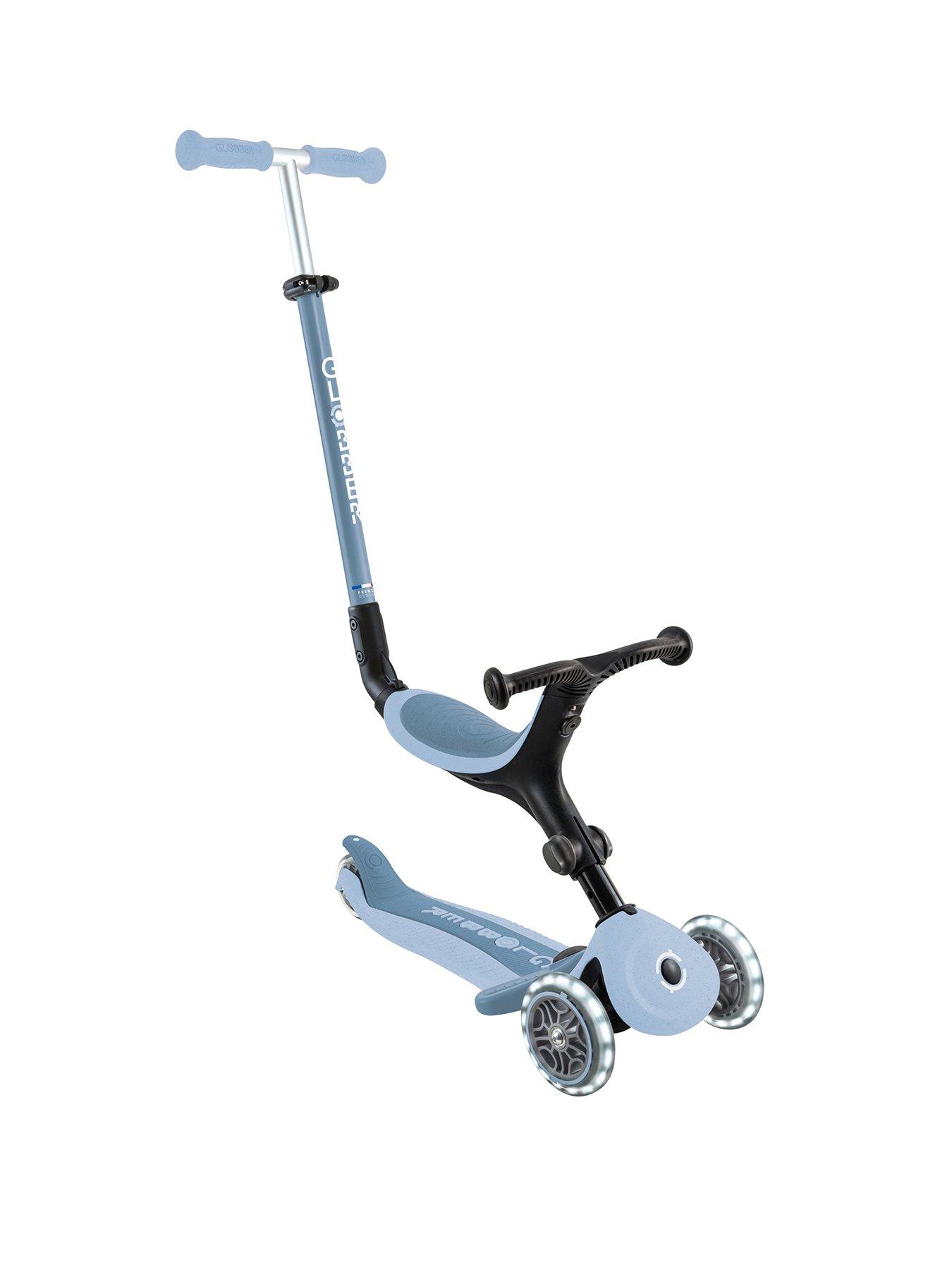 GLOBBER Go Up Active Lights 3-Wheel Scooter - Blueberry