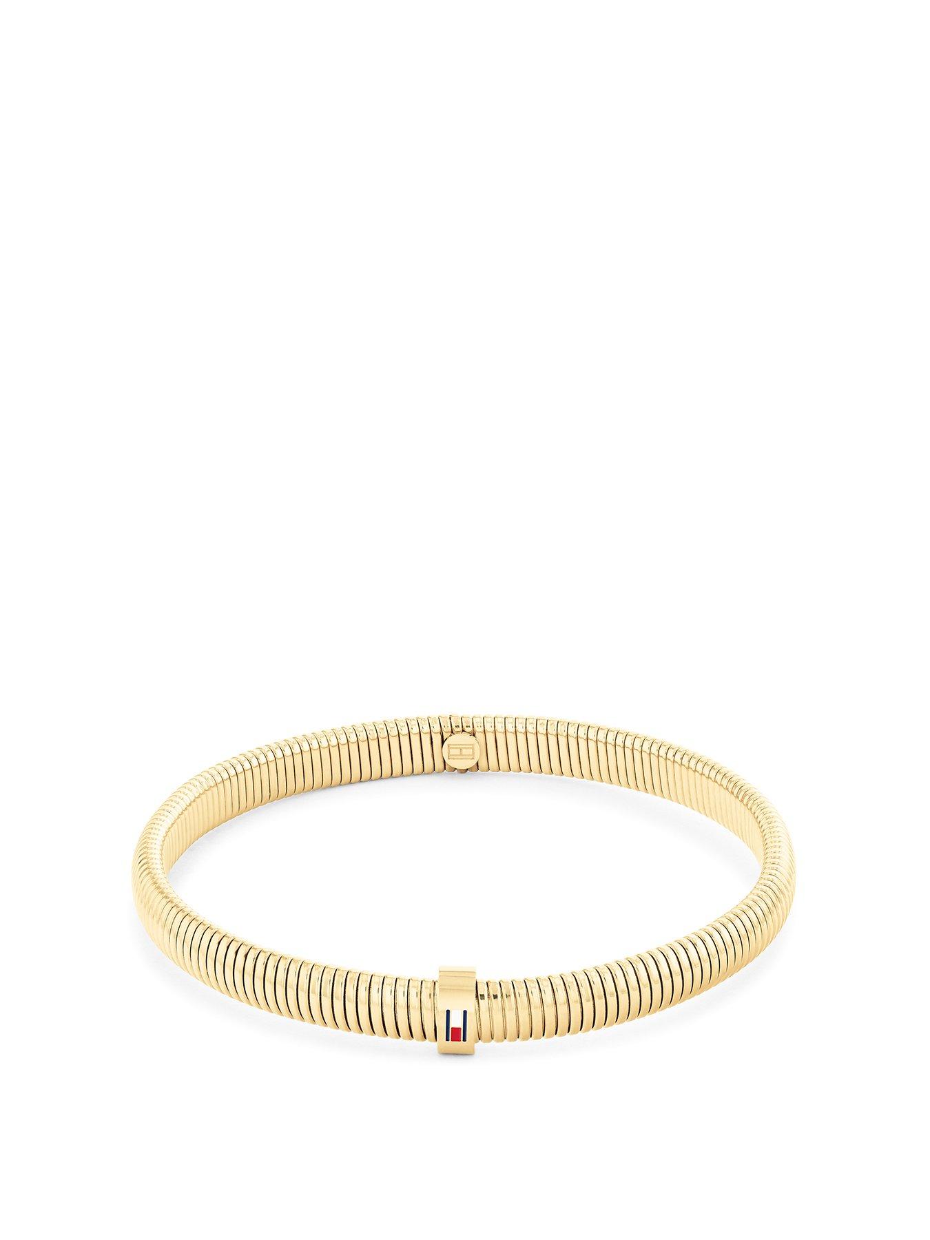tommy-hilfiger-womens-plated-stretch-bracelet-gold