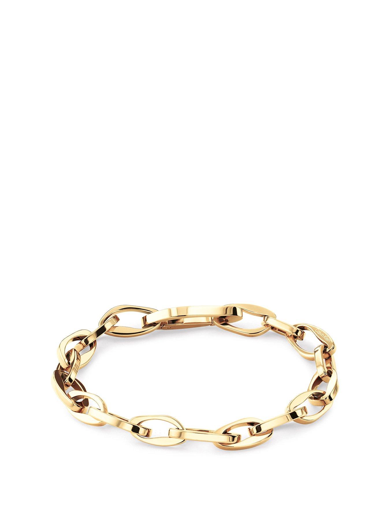 Calvin Klein Women's Ck Harmonious Connection Plated Bracelet - Gold