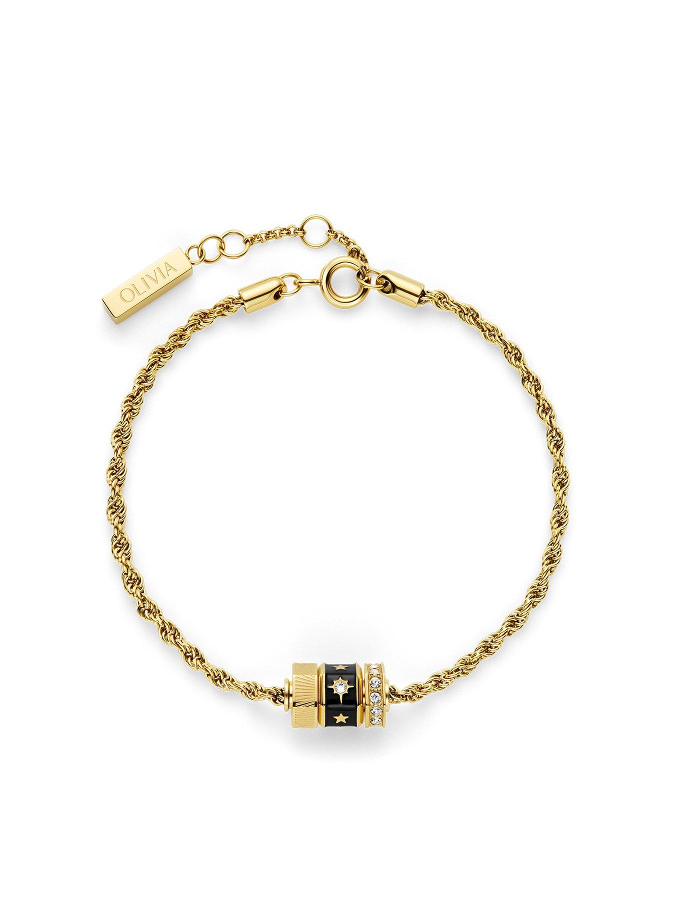 Image 1 of 7 of Olivia Burton Olivia Burton Signature Bead Charm Pendant Bracelet