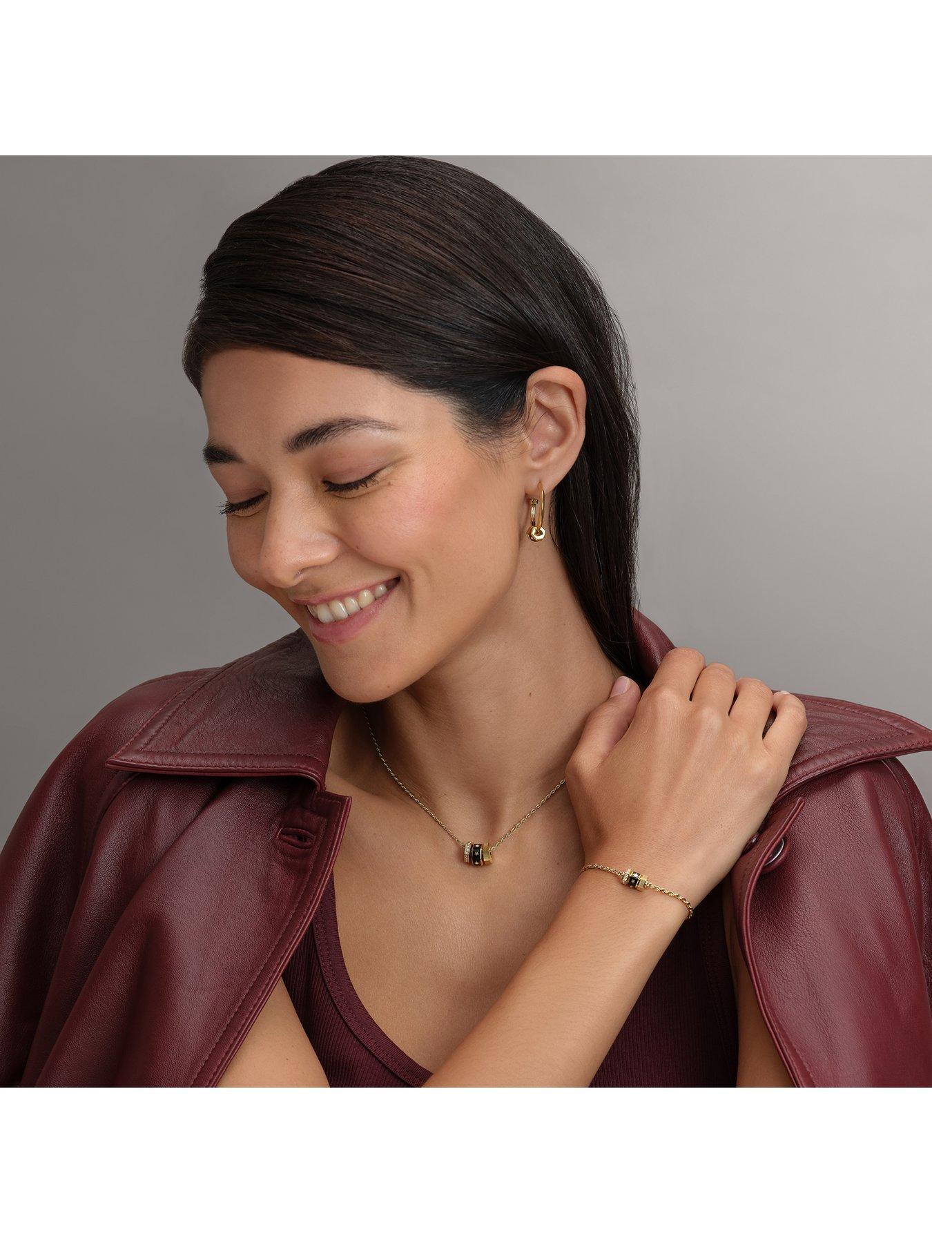 Image 4 of 7 of Olivia Burton Olivia Burton Signature Bead Charm Pendant Bracelet