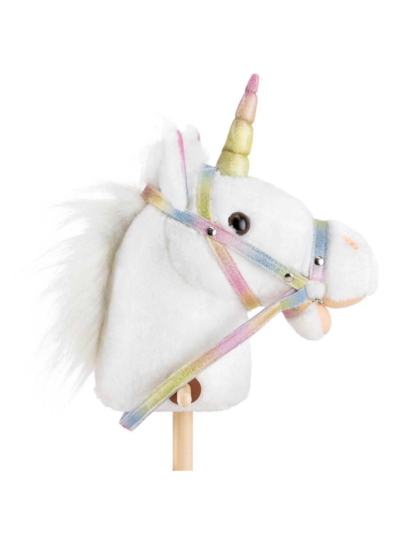 Image 4 of 7 of Toyrific 39" Unicorn Hobby Horse with Sounds