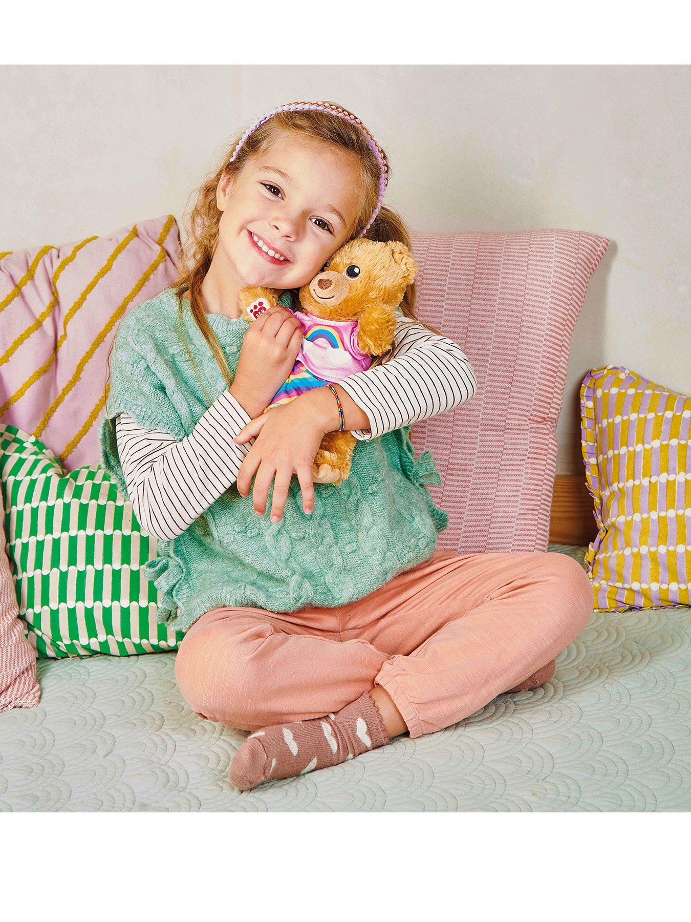 Casdon Toy Build-a-Bear Workshop Furtastic Bear and Outfit Pack - Rainbow