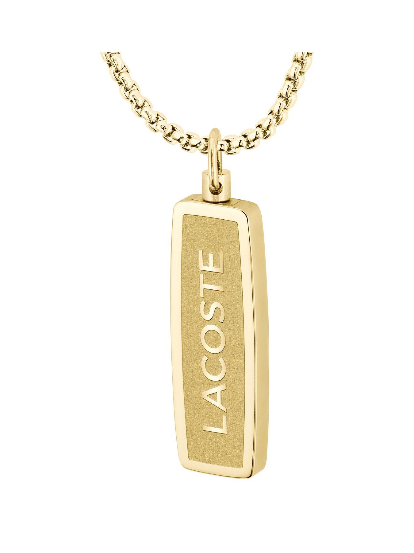 lacoste-lacoste-mens-district-gold-plated-reversible-pendant-necklace-gold