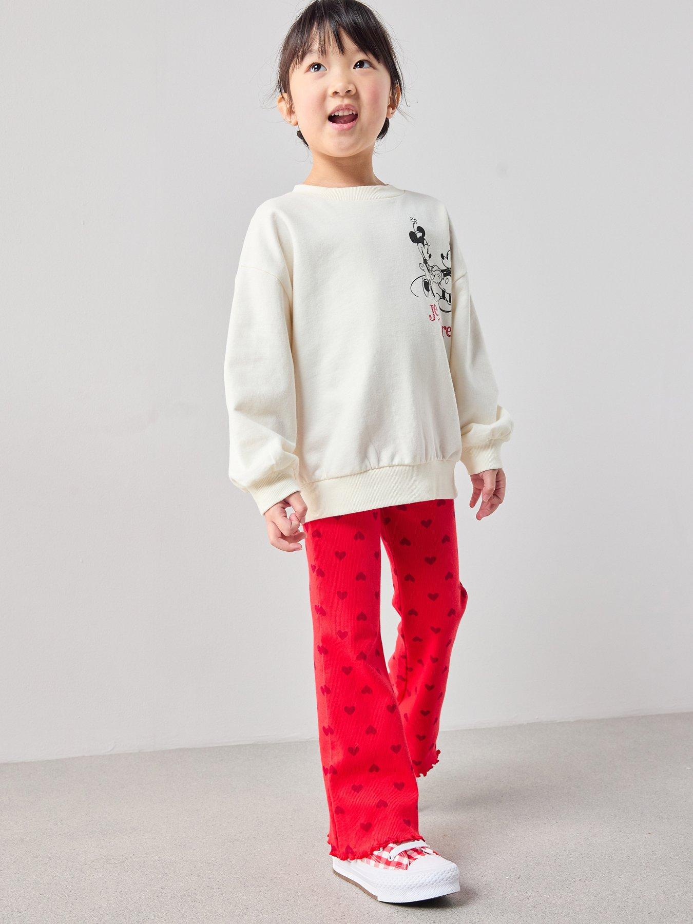 Image 2 of 6 of The Very Collection Minnie Heart Sweat Legging Set