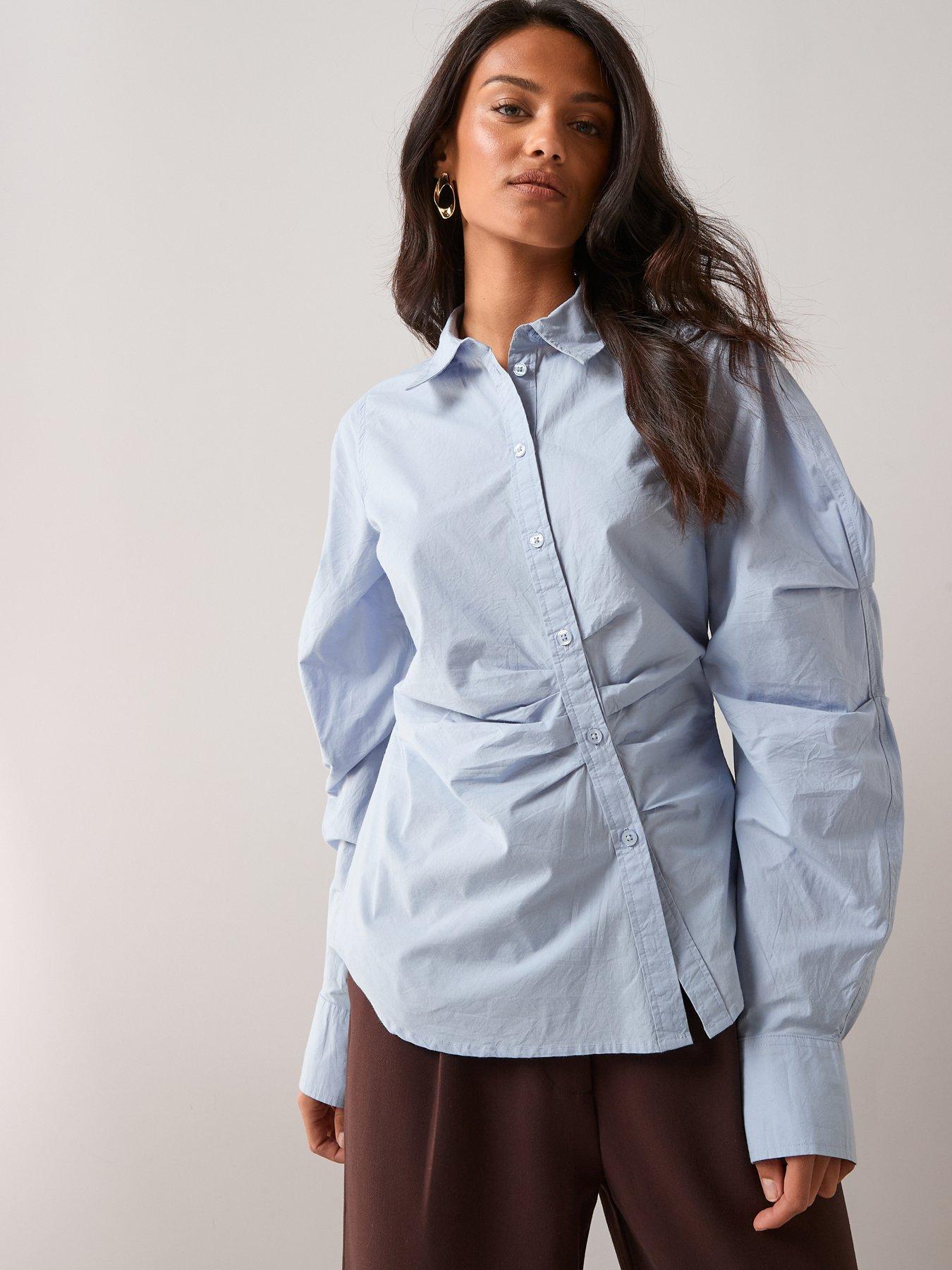 the-very-collection-balloon-sleeve-shirt-yellowdetail