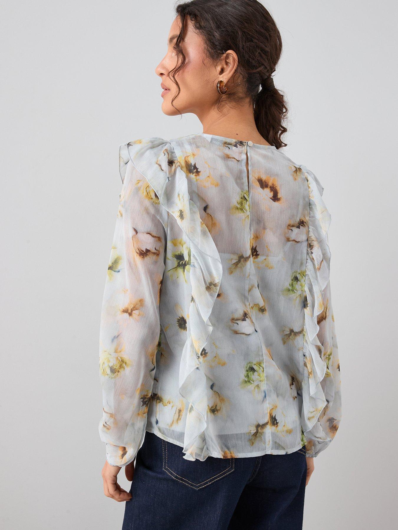 the-very-collection-ruffle-shoulder-detail-printed-blouse-ivorystillFront