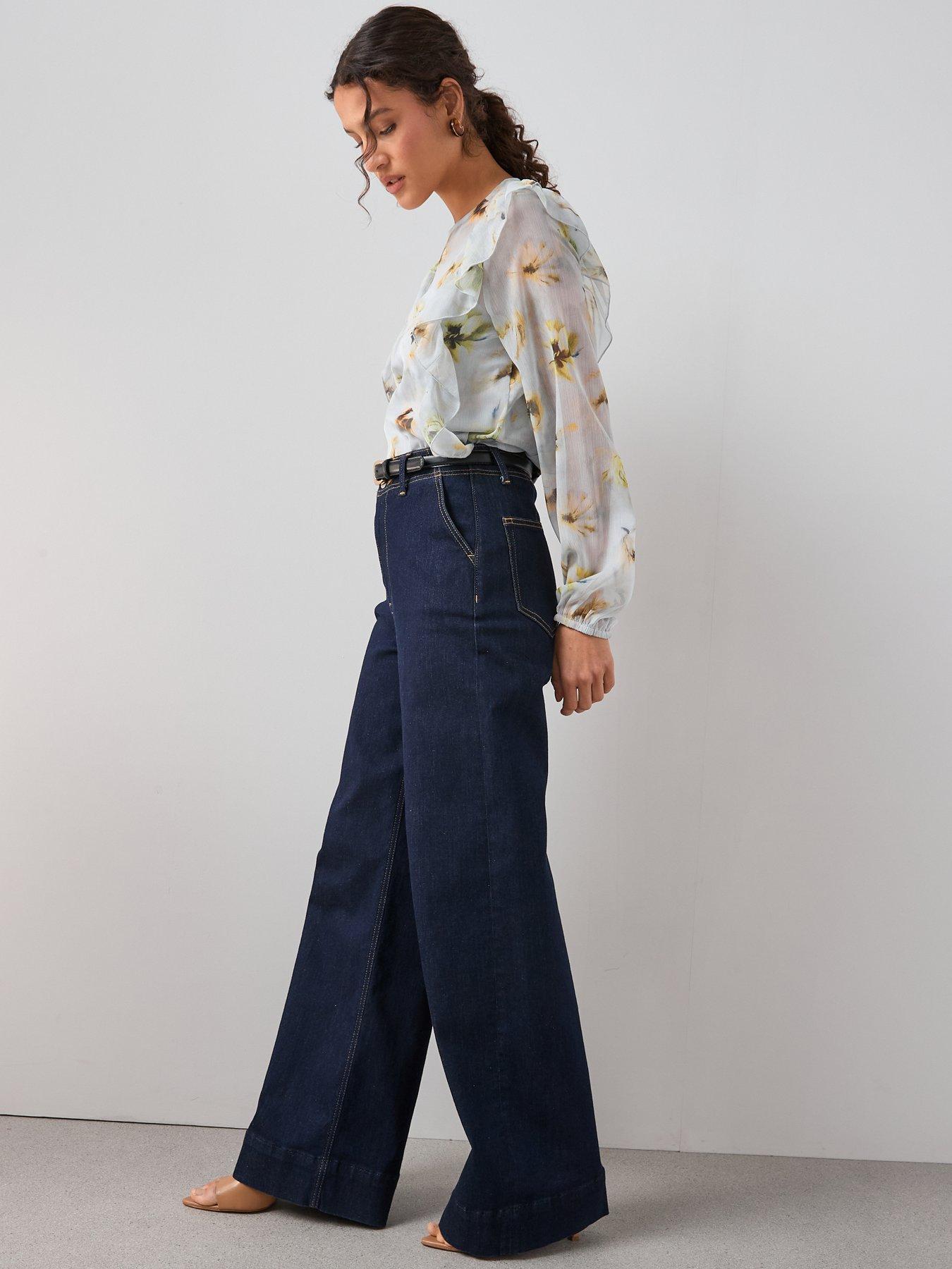 the-very-collection-ruffle-shoulder-detail-printed-blouse-ivorydetail