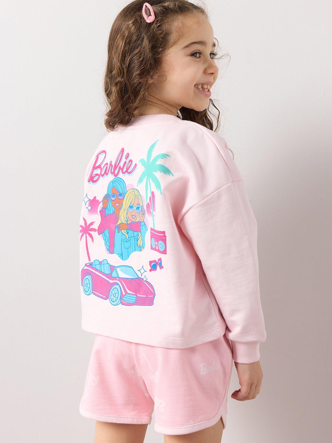 the-very-collection-barbie-short-sweat-set-pinkfront