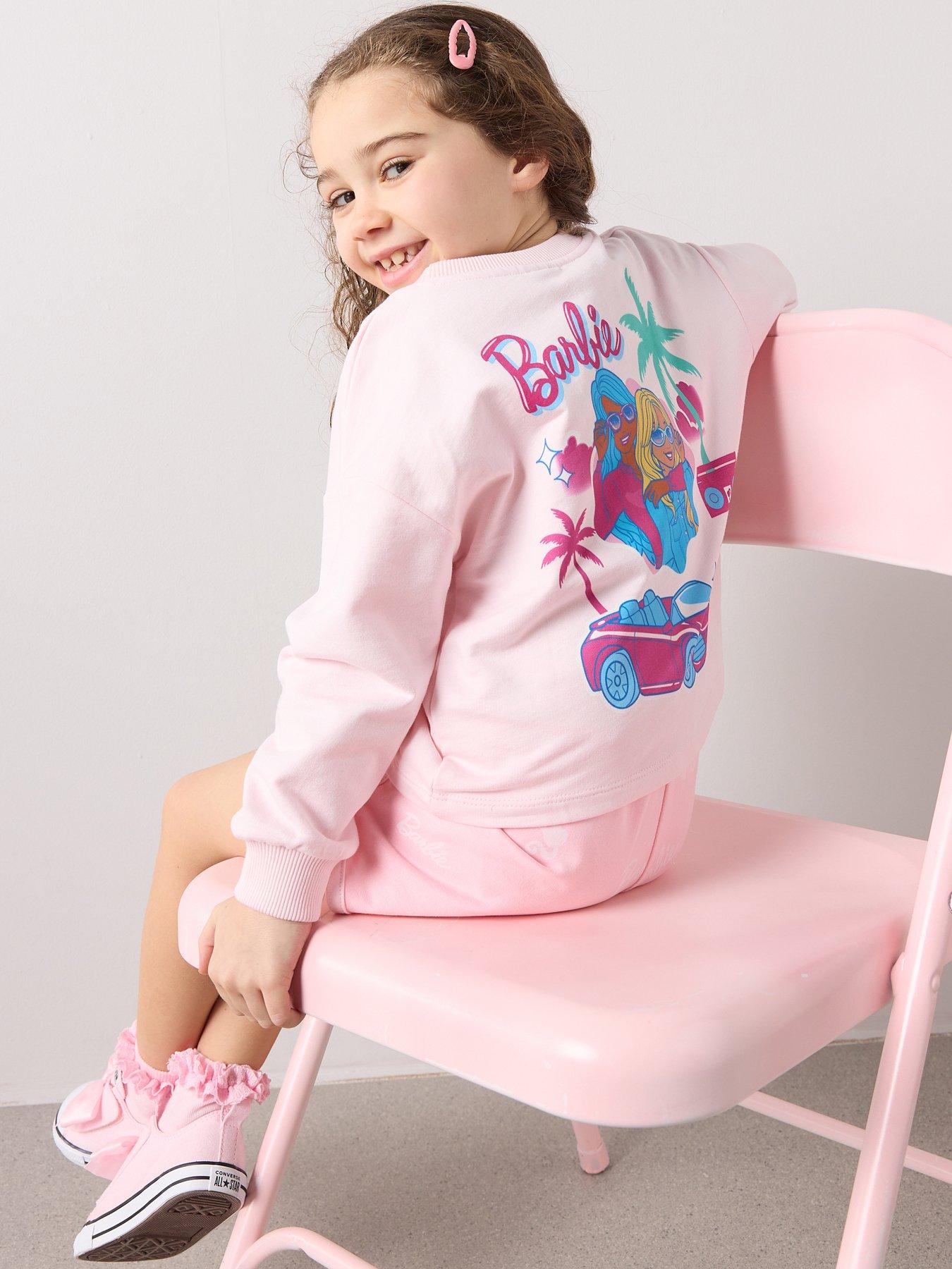 the-very-collection-barbie-short-sweat-set-pinkstillFront