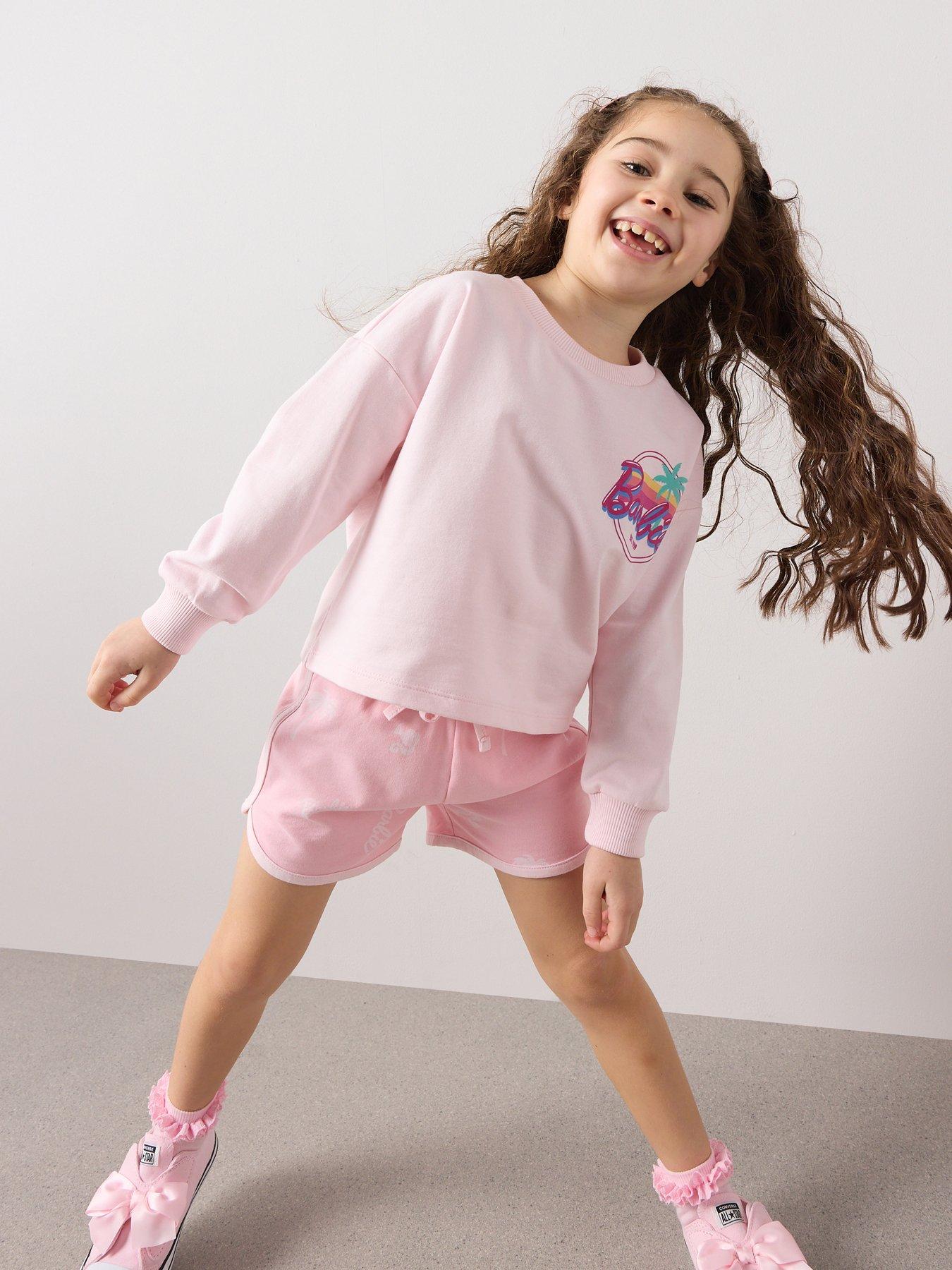 the-very-collection-barbie-short-sweat-set-pinkback