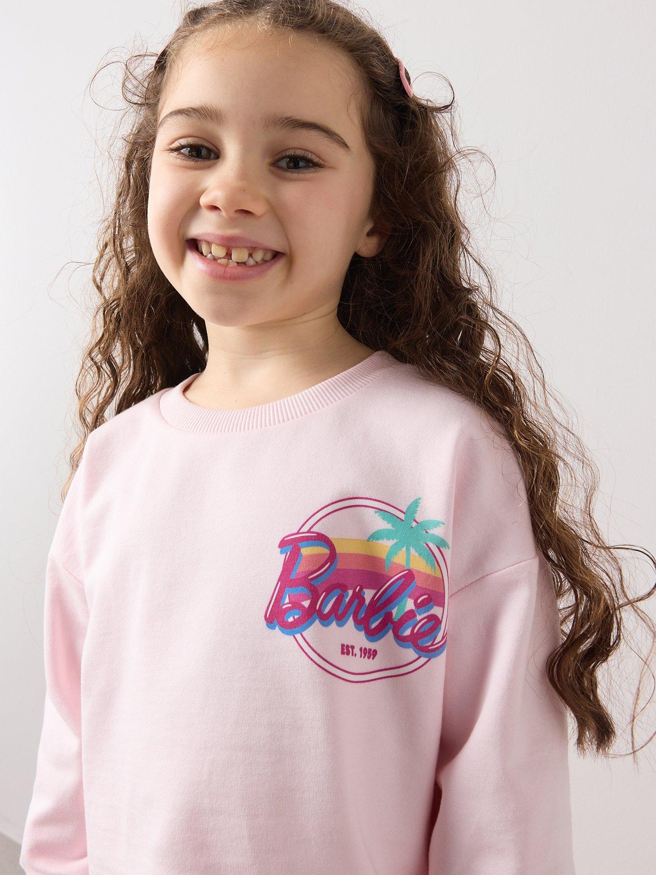 the-very-collection-barbie-short-sweat-set-pinkoutfit