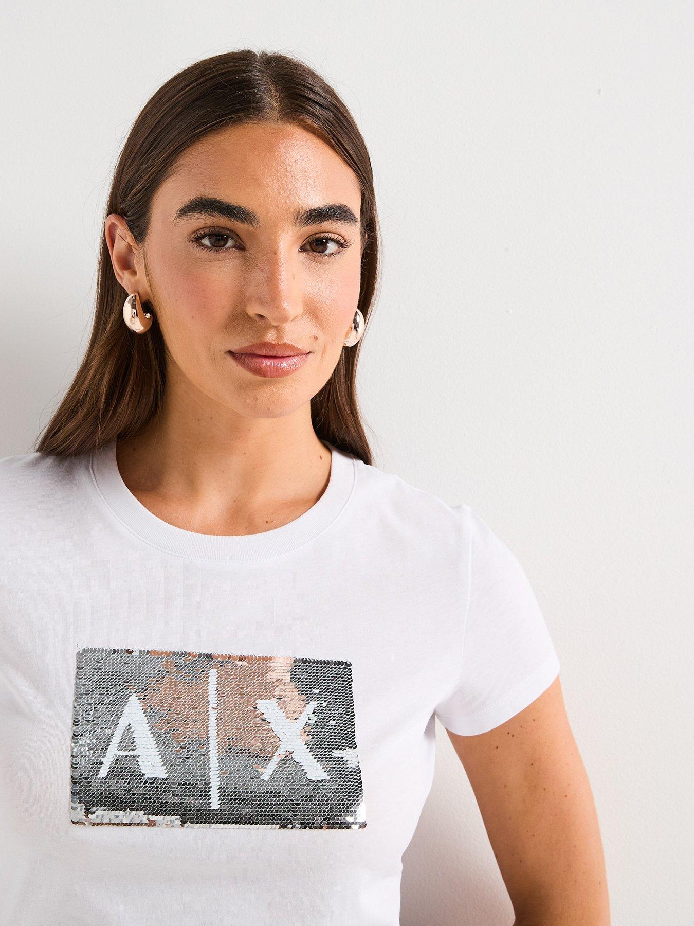 Image 6 of 6 of Armani Exchange T-Shirt - White