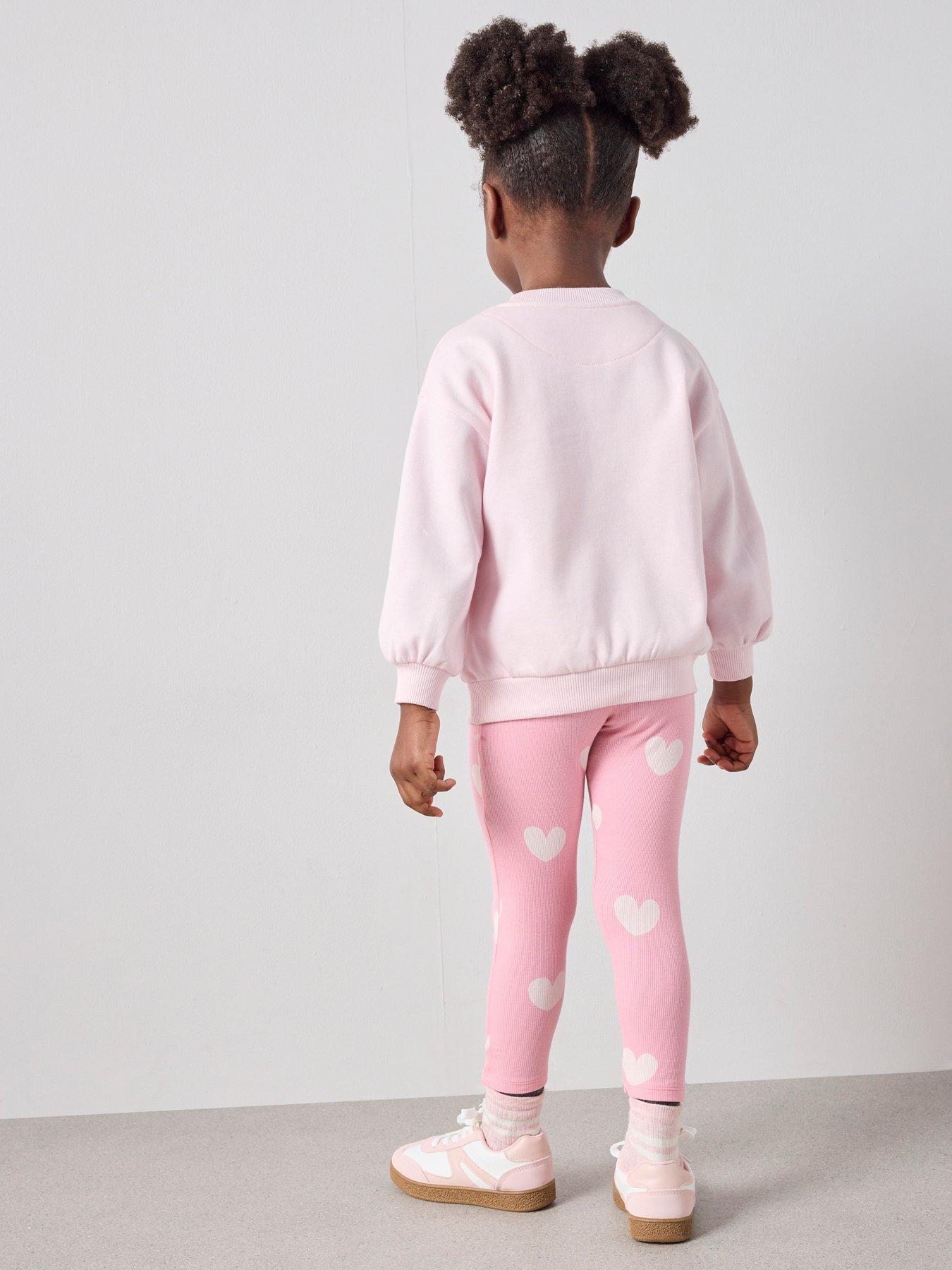 Image 2 of 7 of Bluey Heart Sweat Legging Set - Pink