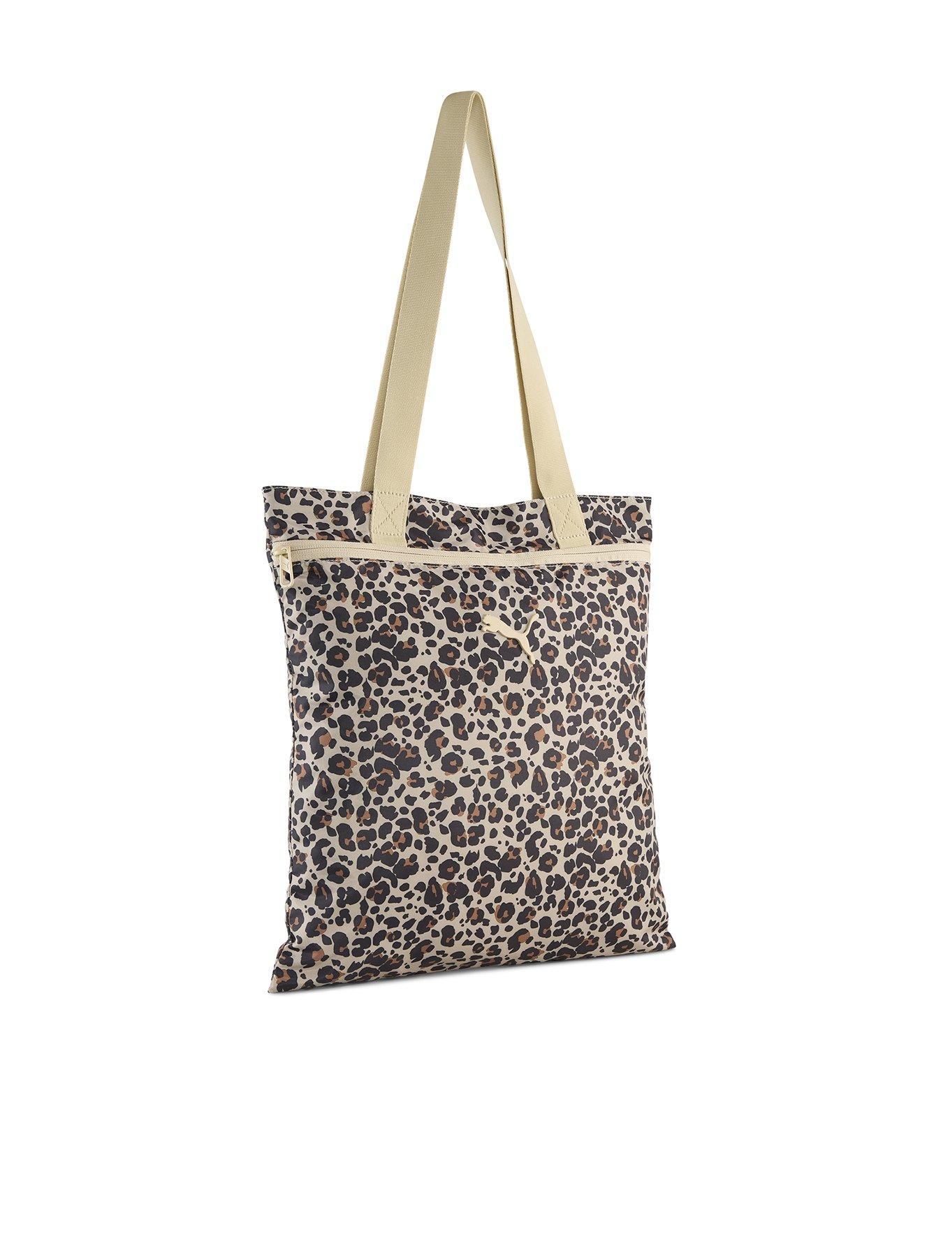Image 1 of 4 of Puma Pop Tote Bag - Leopard Print