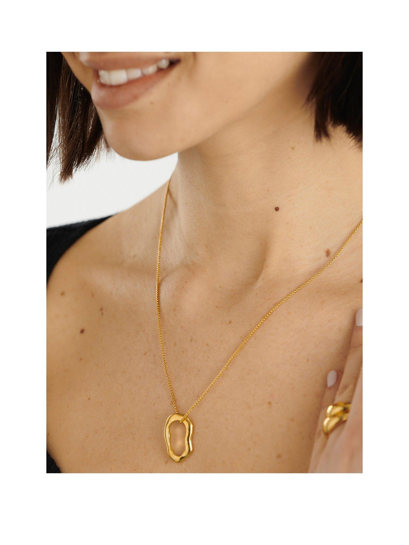 Katie Loxton HERA NECKLACE , Gold Coated , 45cm + 5cm extender