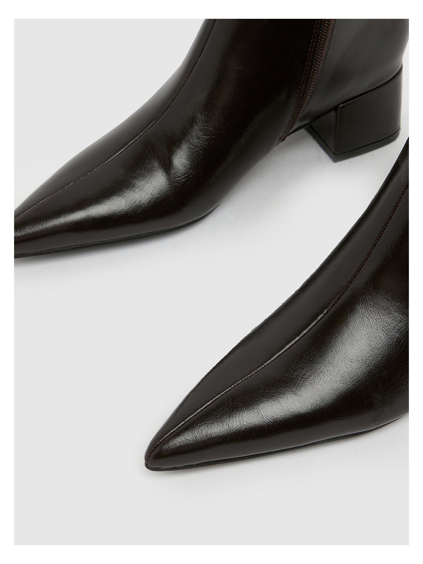 Image 4 of 4 of Schuh Bridgit Block Point Boot - Brown