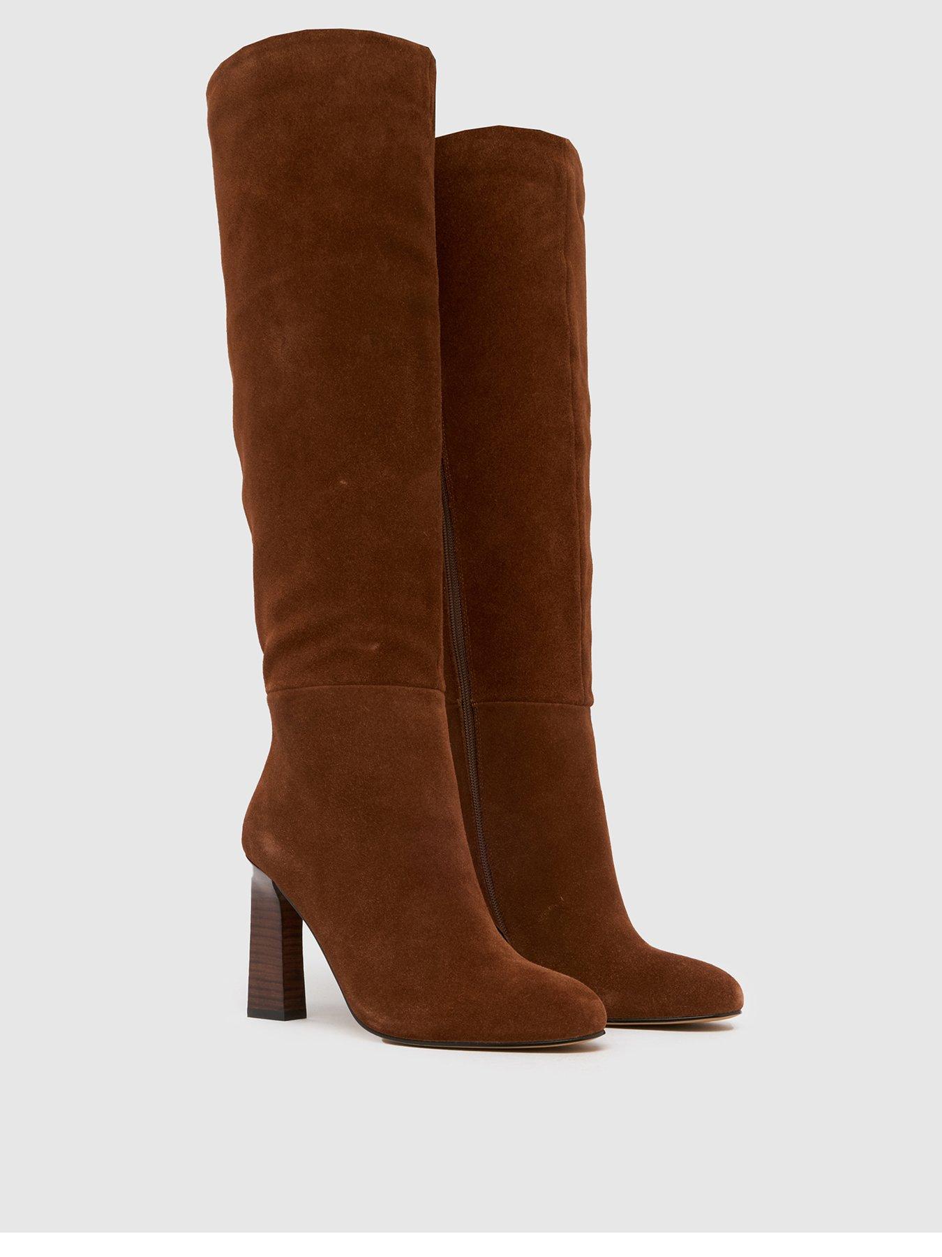 schuh-draya-suede-knee-high-boots-brownstillFront