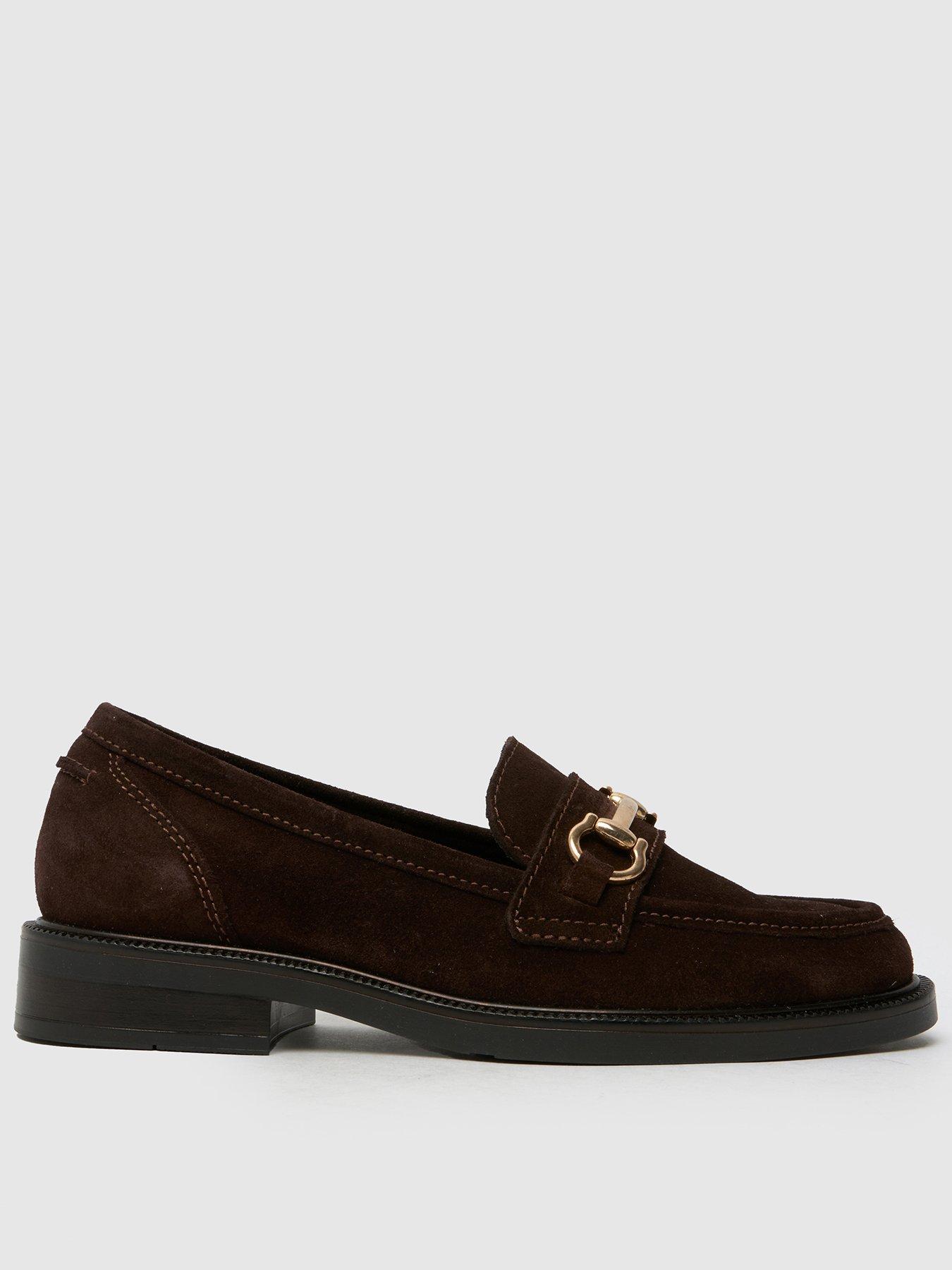 Image 1 of 4 of Schuh Lori Leather Snaffle Loafer - Brown