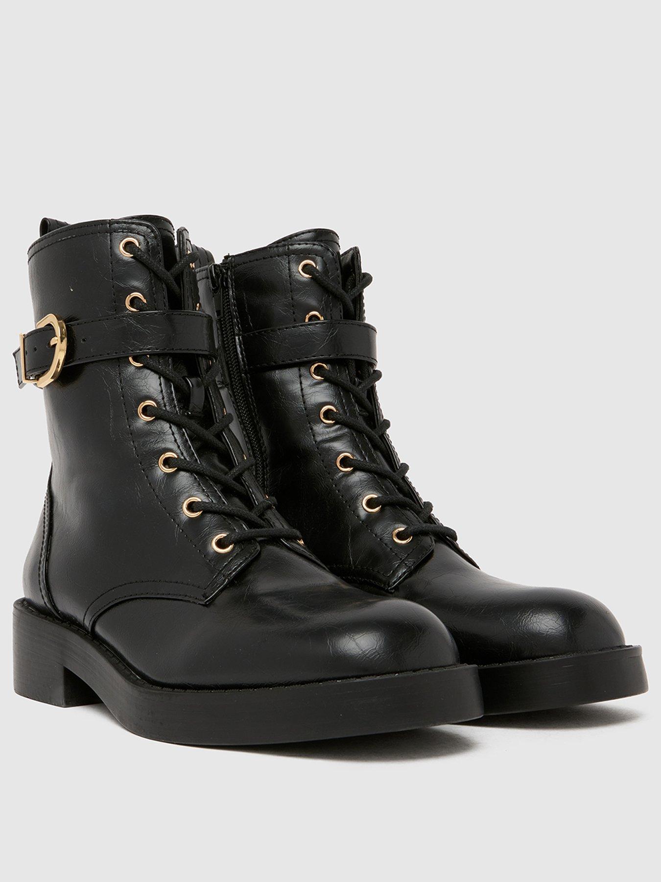 schuh-ada-wide-fit-lace-up-bootnbsp--blackstillFront