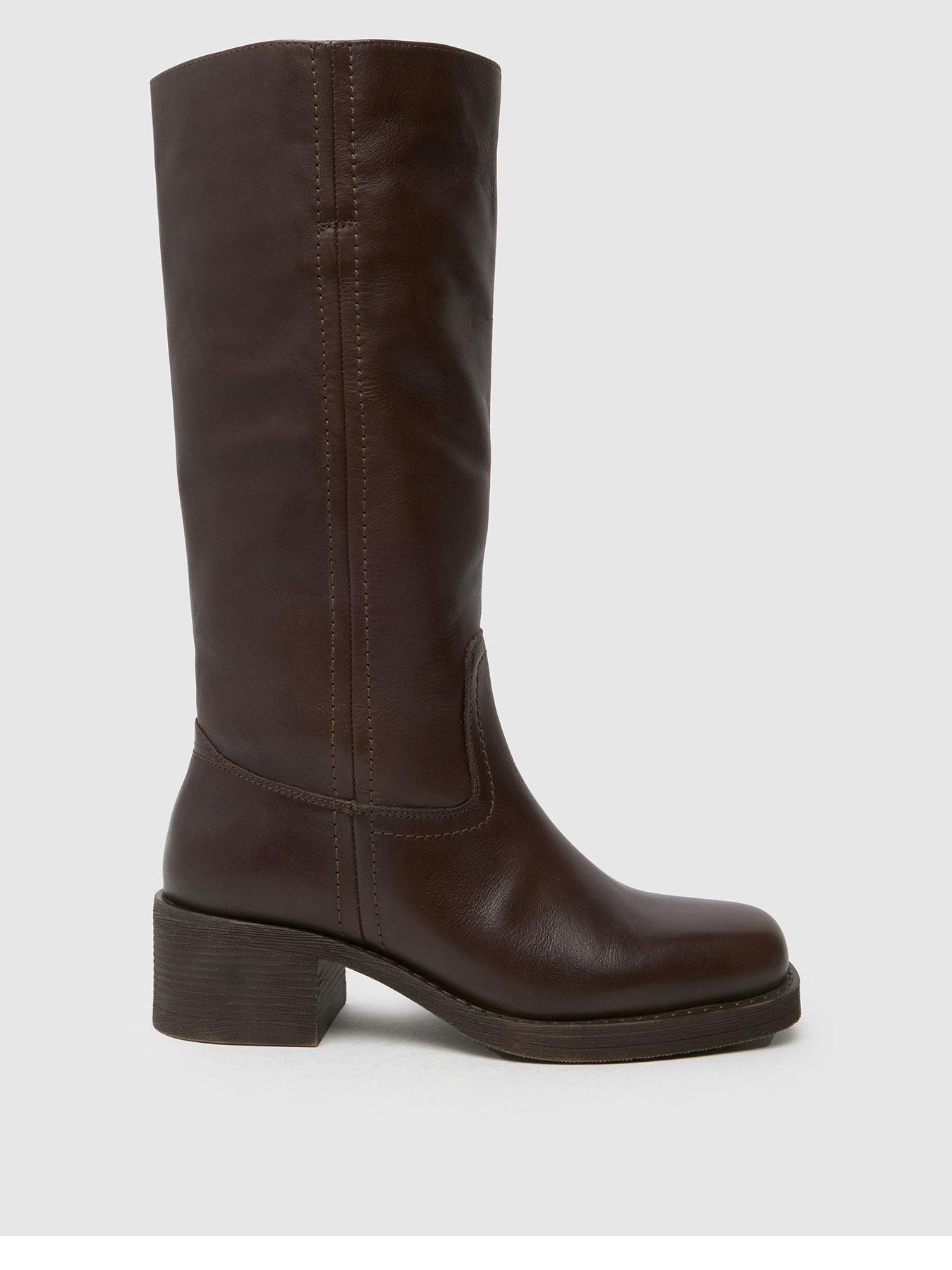 Schuh Damari Leather Pull On Boot - Brown