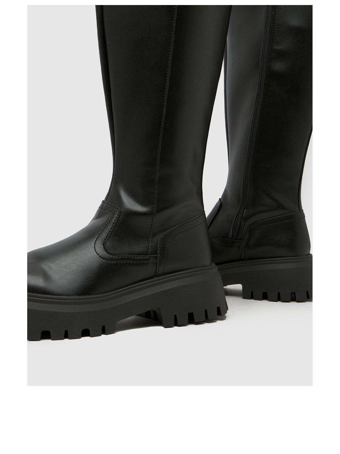 schuh-wide-fit-diana-chunky-boot-blackstillFront