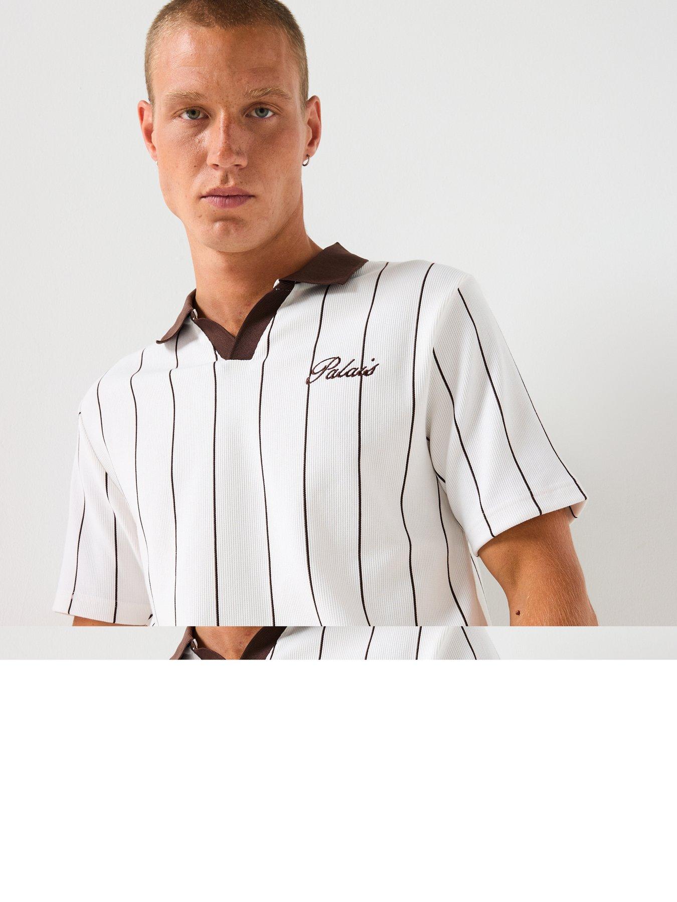 river-island-open-collar-pinstripe-polo-shirt-browndetail
