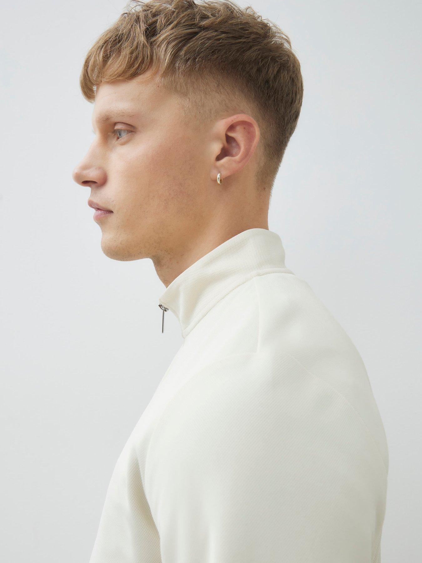 river-island-slim-fit-pique-half-zip-sweatshirt-creamoutfit