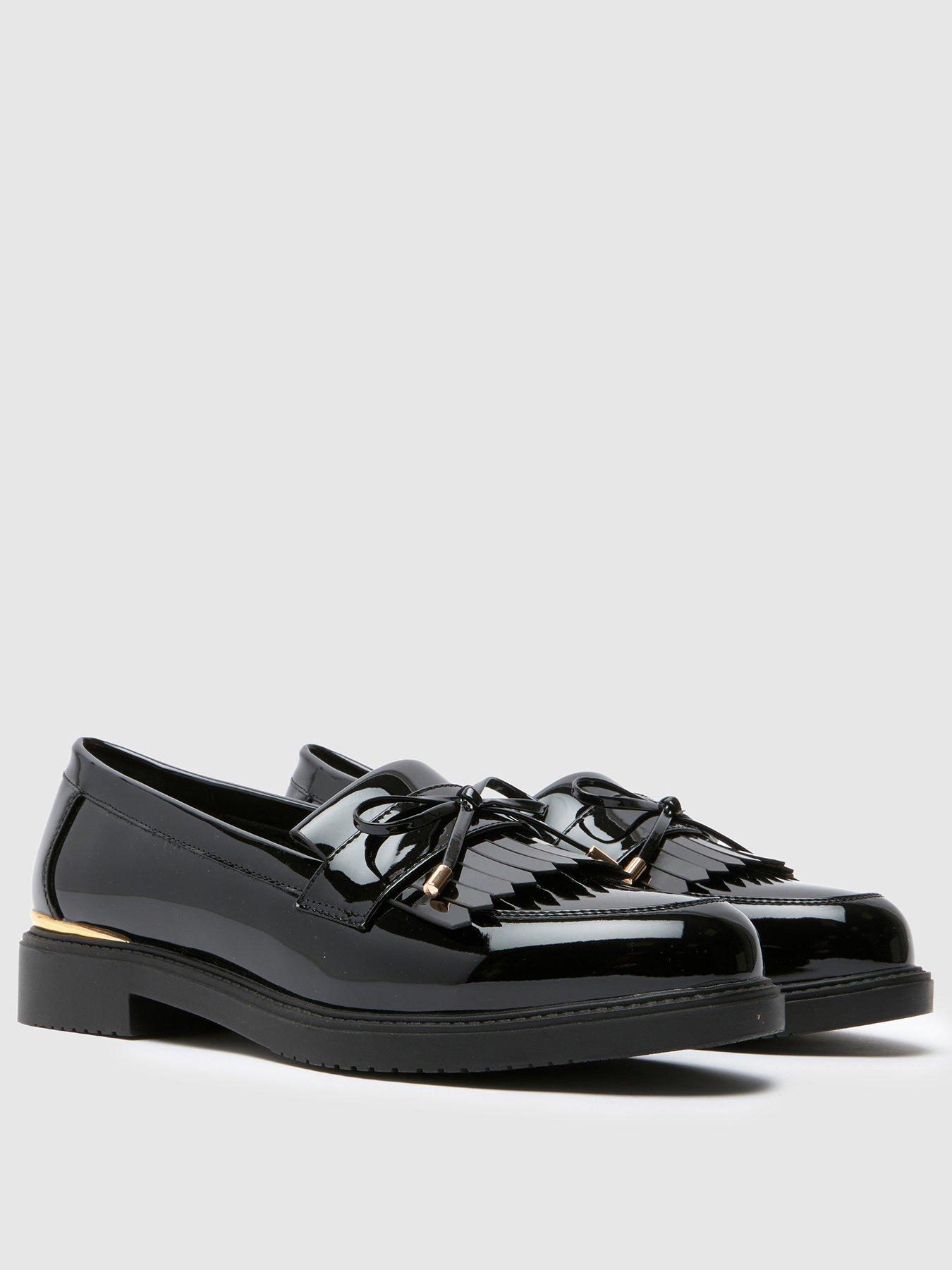 Image 2 of 4 of Schuh Lillia Patent Hardware Loafer - Black