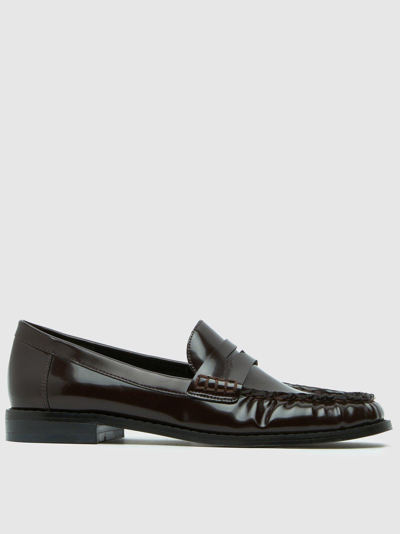 Schuh Lendall Penny Loafer - Dark Red