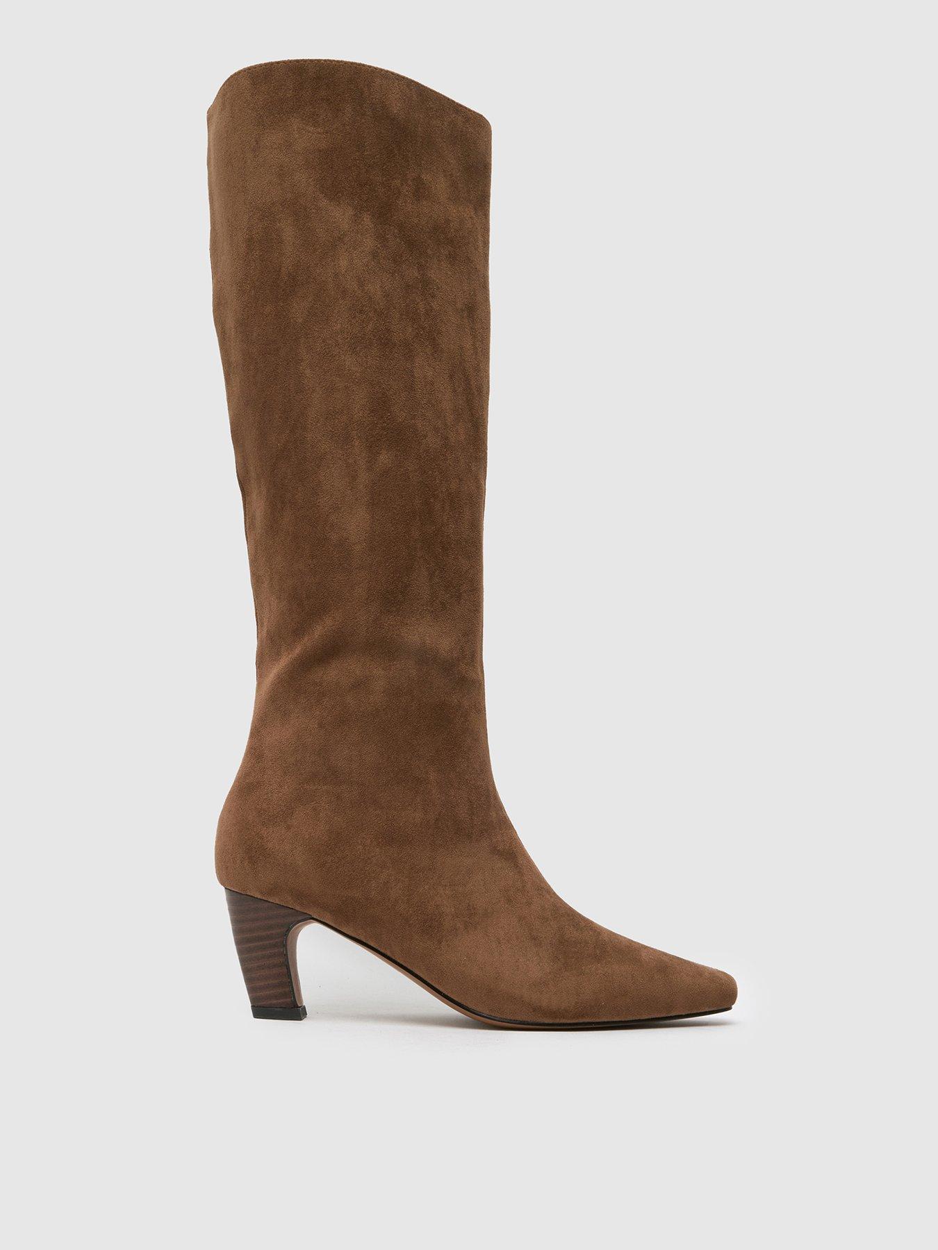 Schuh Delia Knee High Boot - Taupe