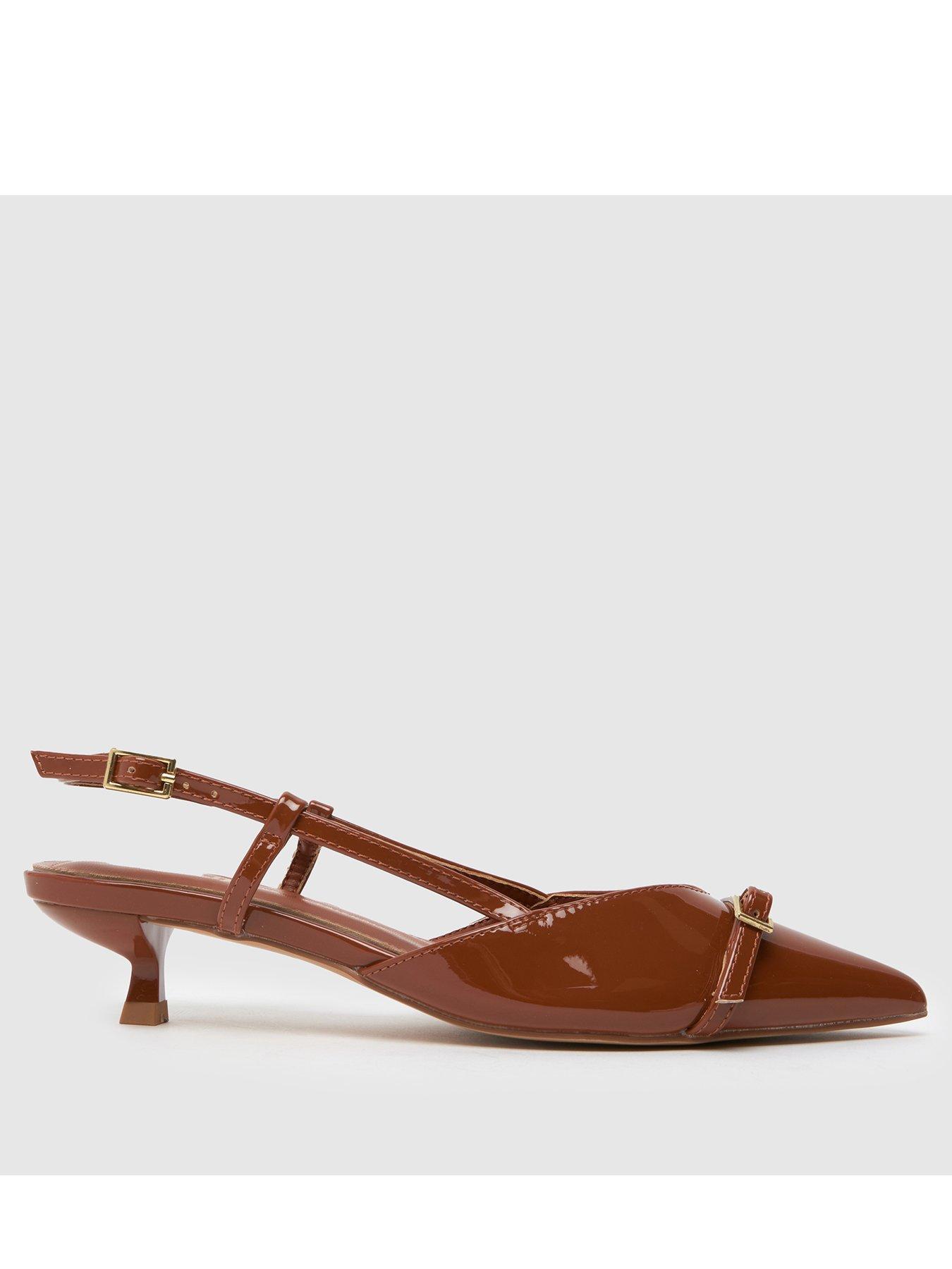 Schuh Sybill Kitten Heel - Light Brown