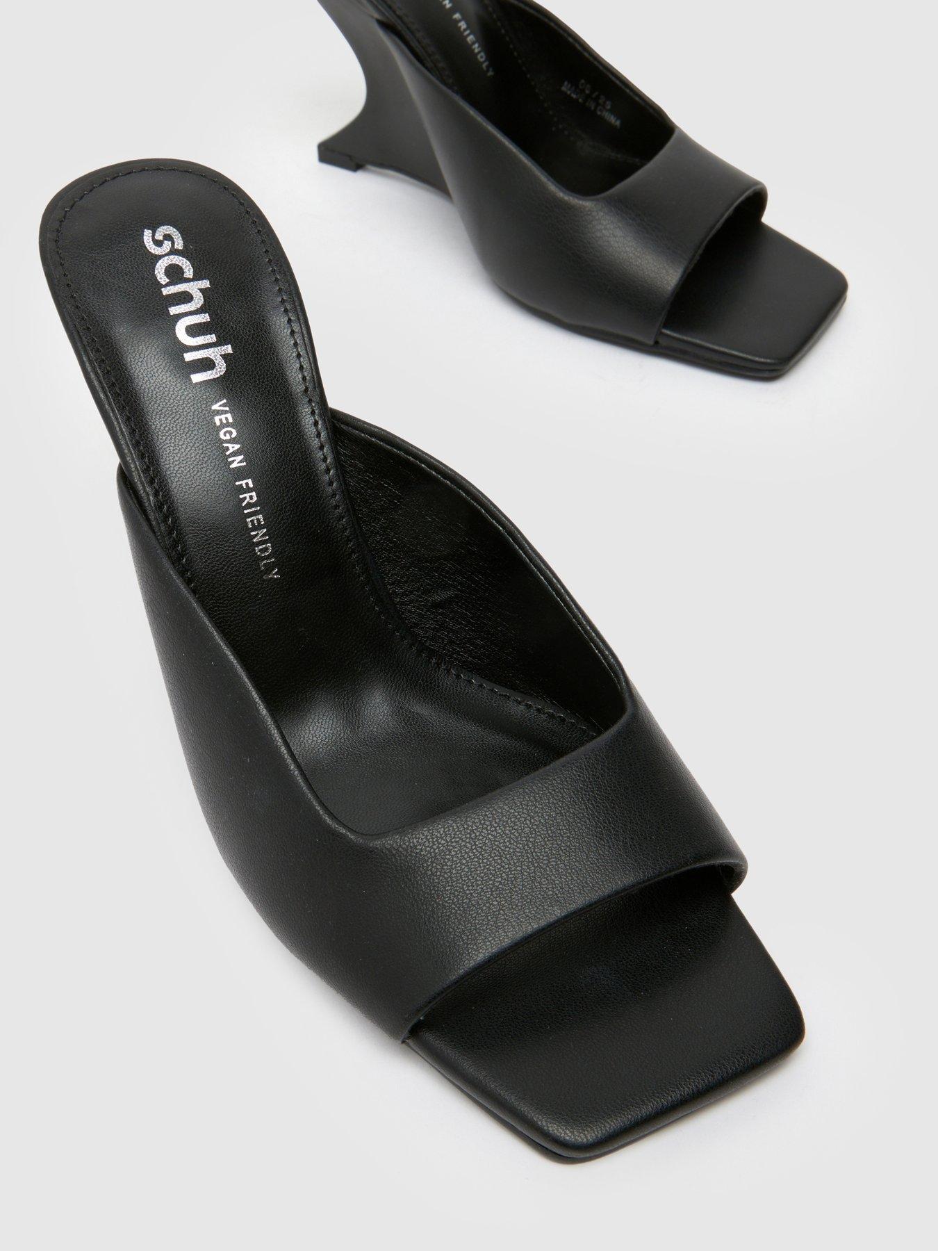 Image 3 of 4 of Schuh Stormi Wedge Mule Sandal - Black