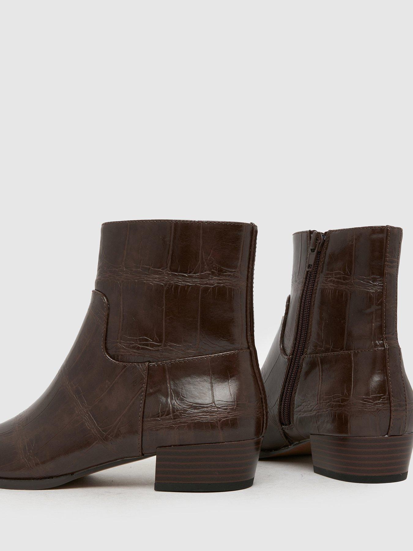 schuh-comet-faux-croc-pixie-boots-brownoutfit