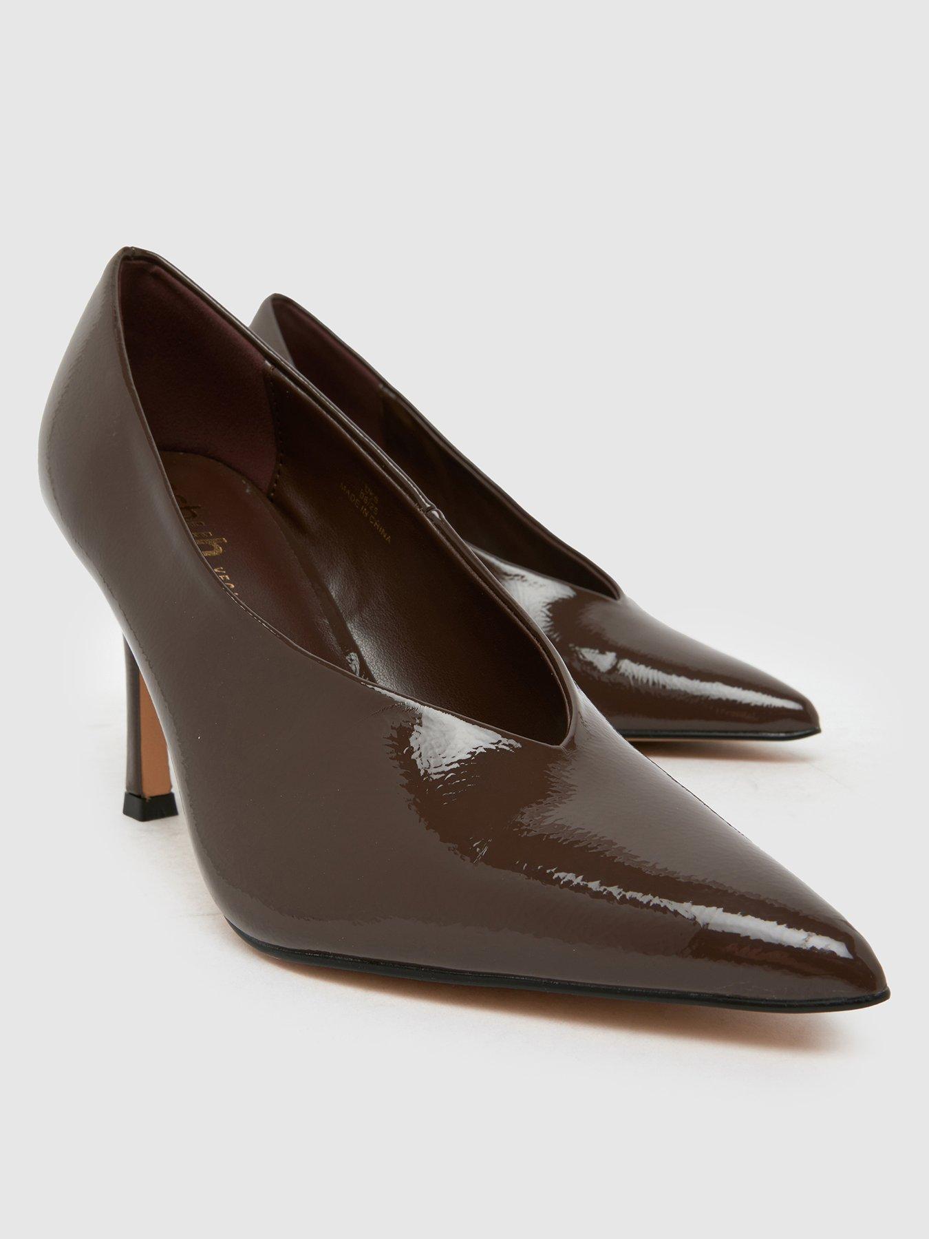 Image 3 of 4 of Schuh Shy High Vamp Closed Court - Brown