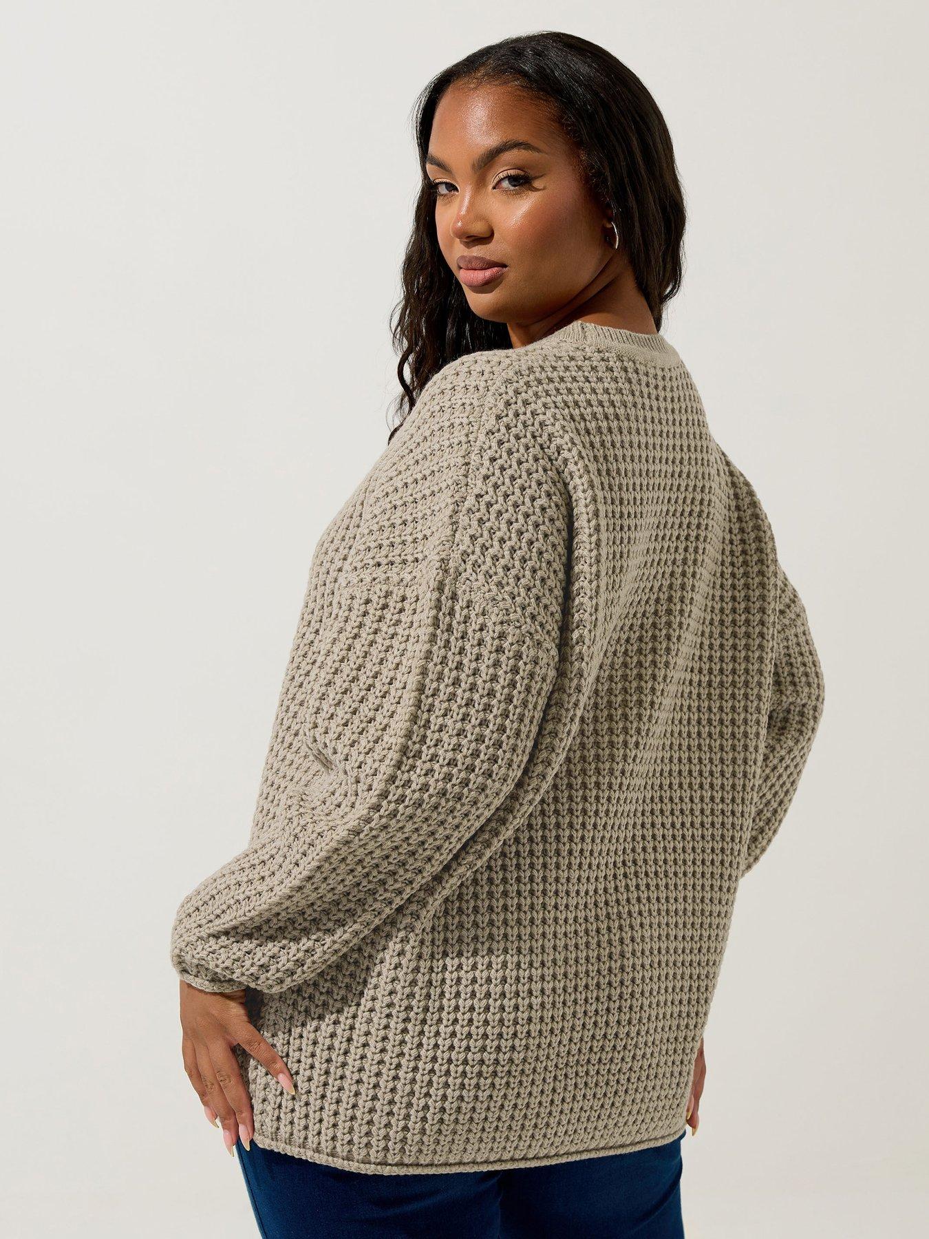 yours-curve-waffle-jumper-naturalstillFront