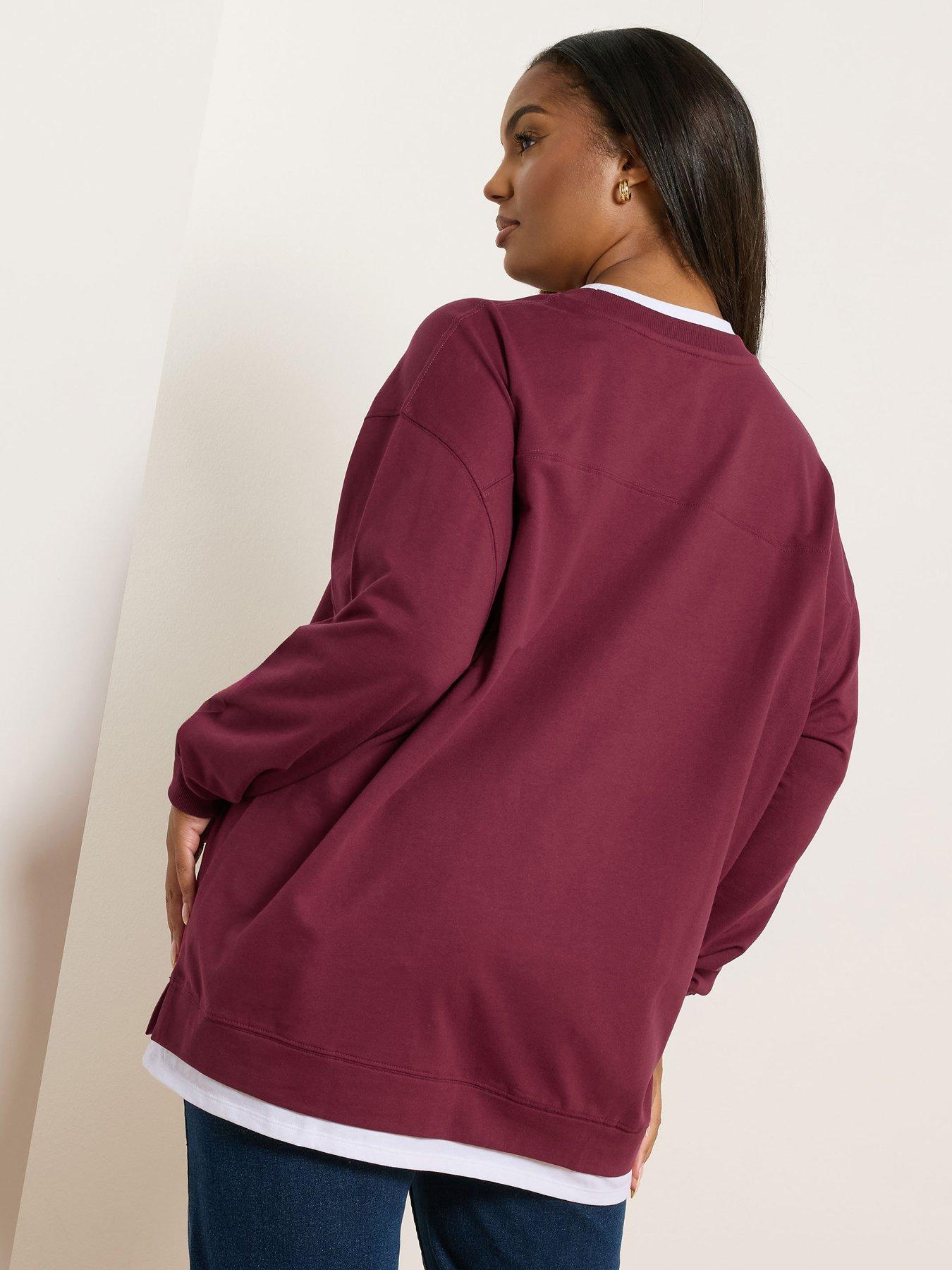 Image 2 of 4 of Yours Curve 2 In 1 Jumper - Red