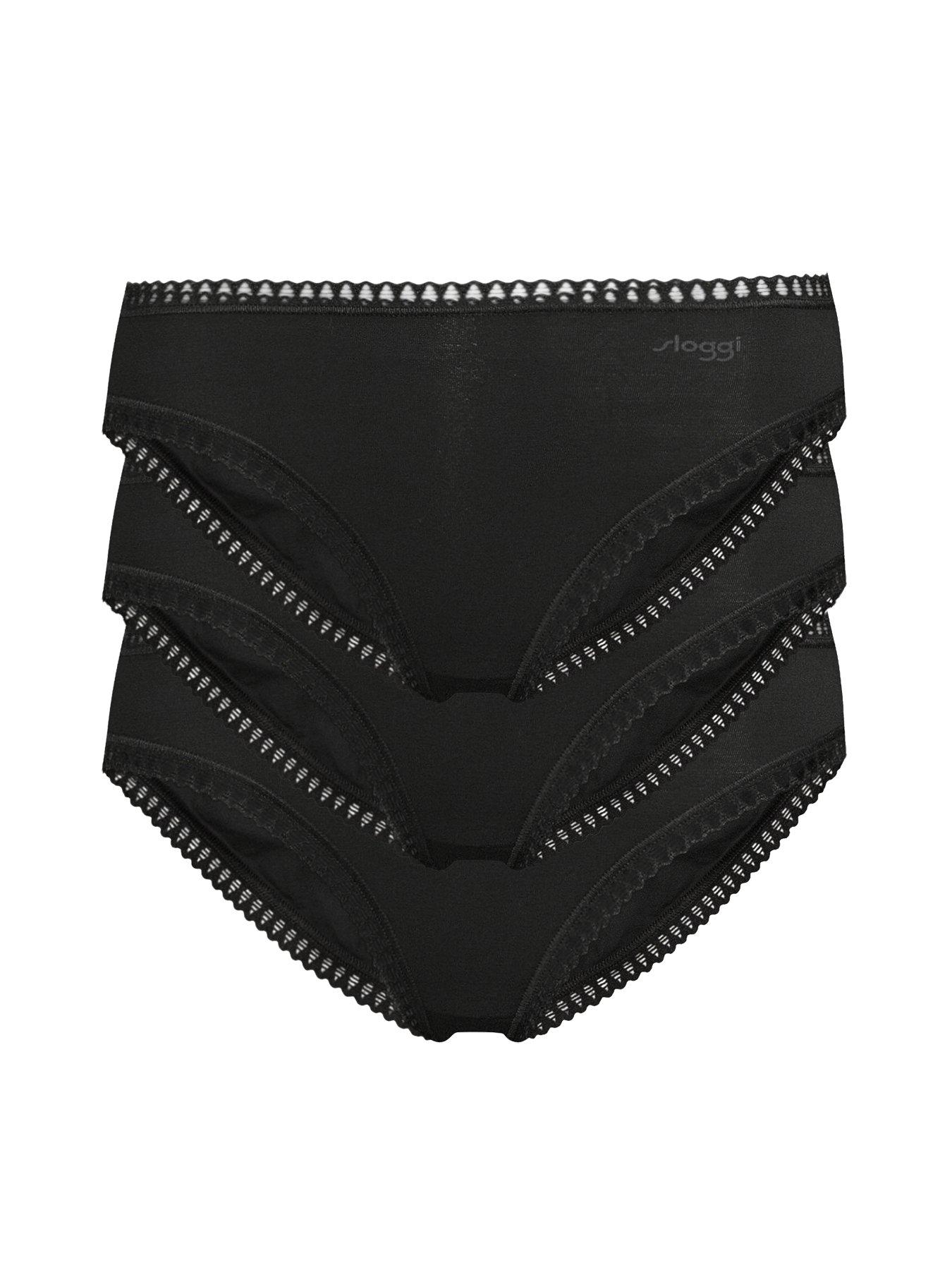 Sloggi Go Crush High Leg 3 Pack - Black