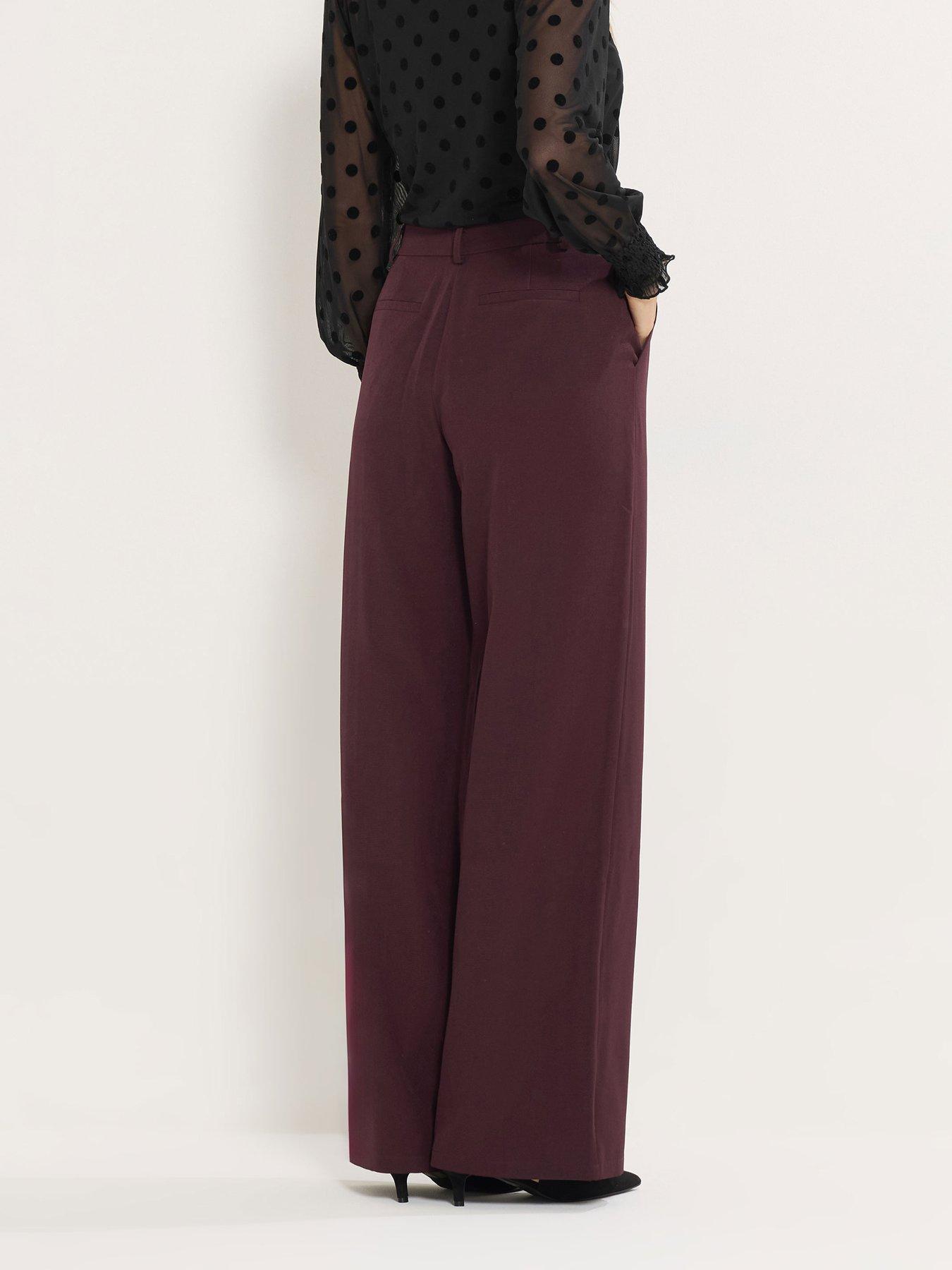 Image 2 of 4 of Long Tall Sally Wide Leg Trouser 36" - Purple