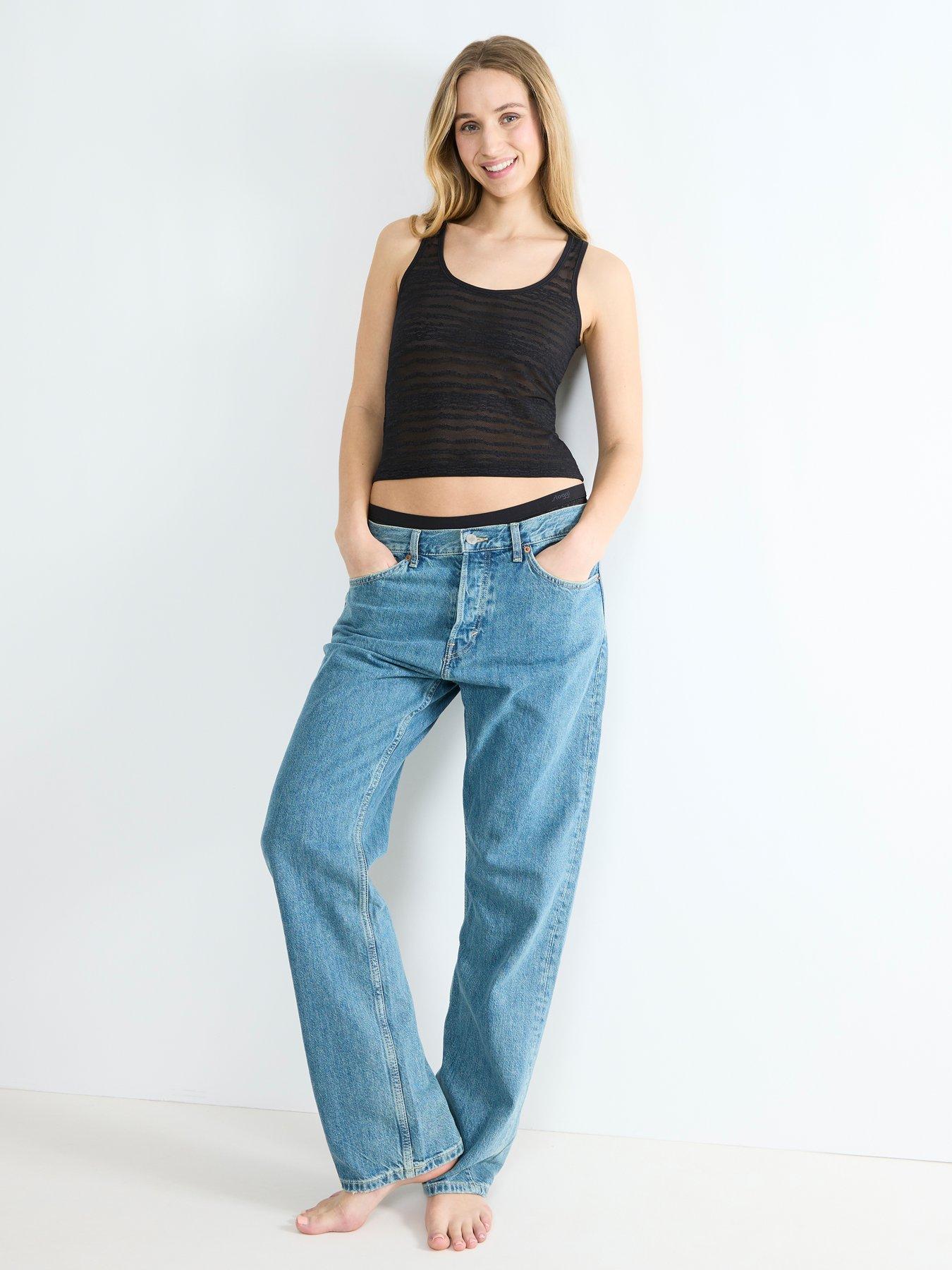 Image 6 of 6 of Sloggi Free Evolve Tank Top Lace - Black