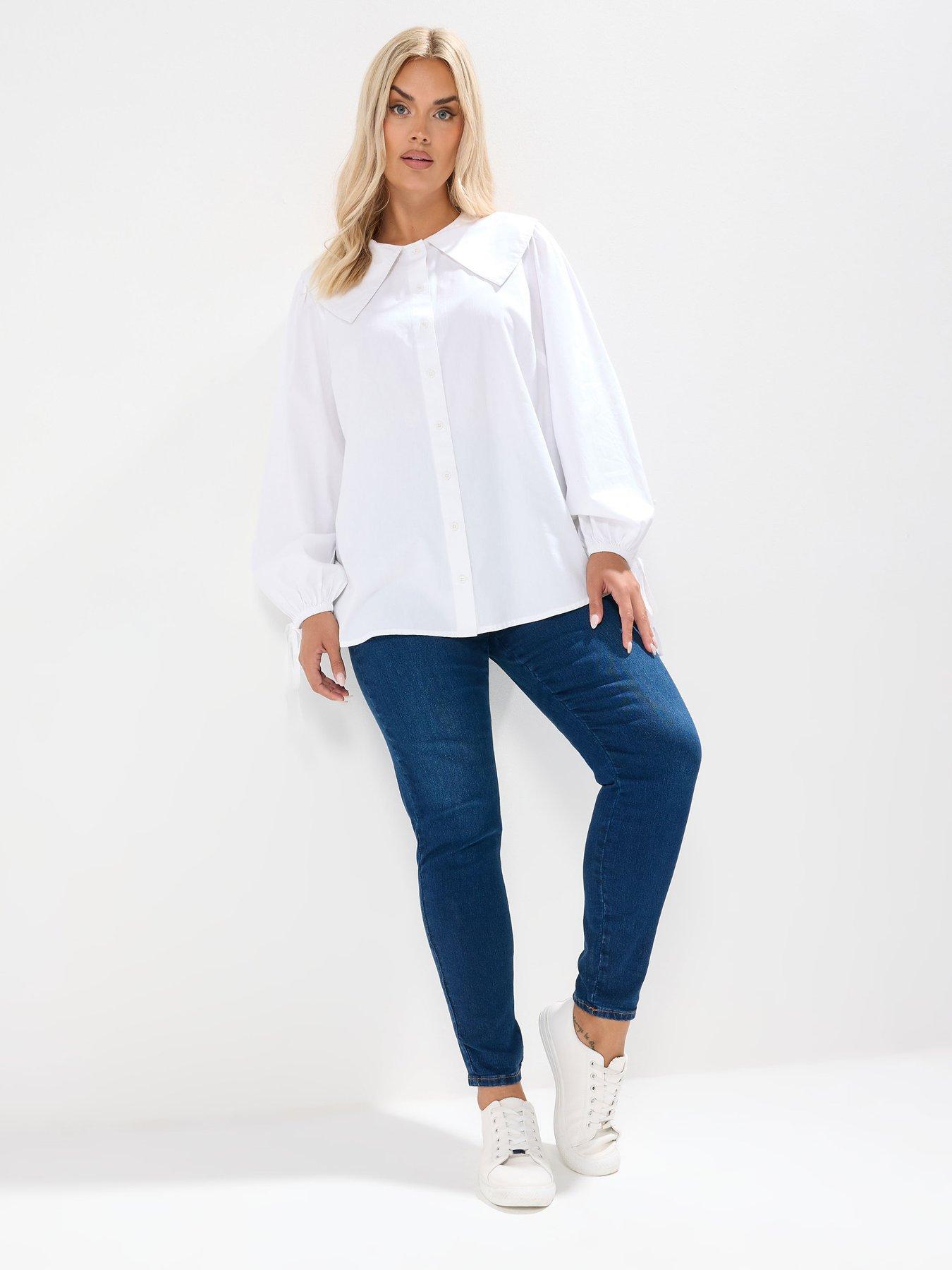 yours-curve-statement-collar-poplin-shirt-whiteback