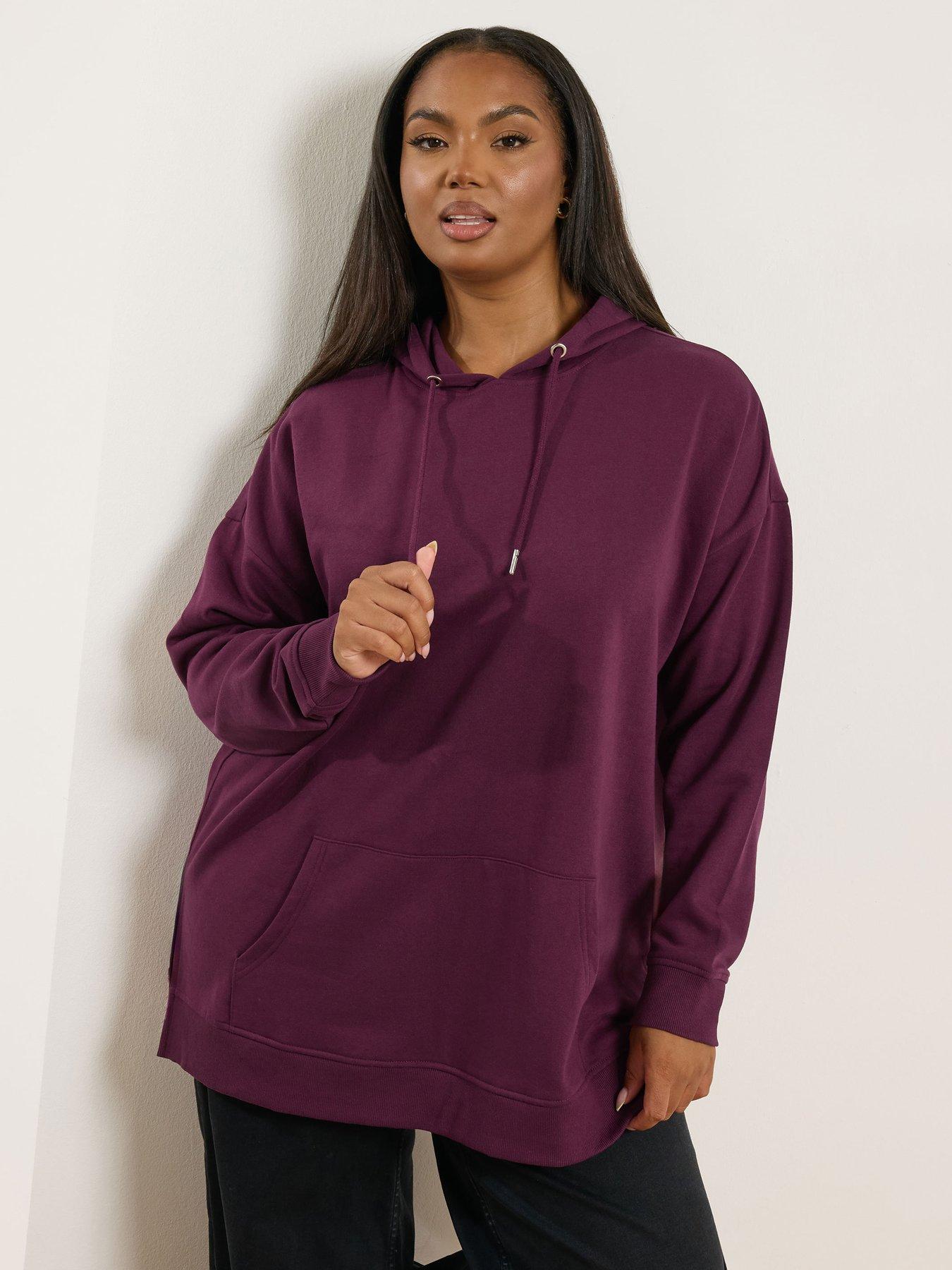 Yours Curve Hoodie - Red