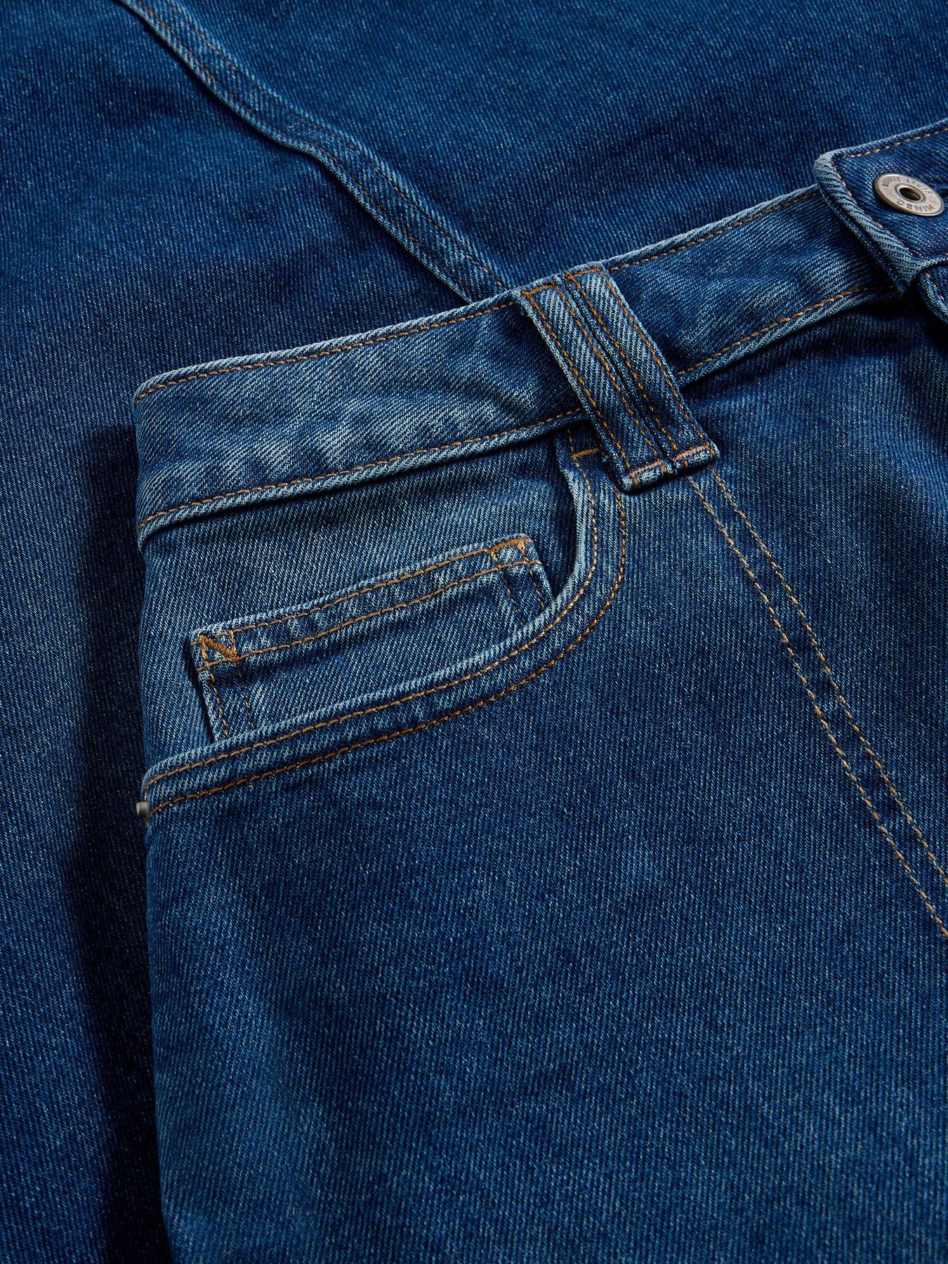 Image 6 of 6 of White Stuff Tia Denim Midi Skirt - Blue