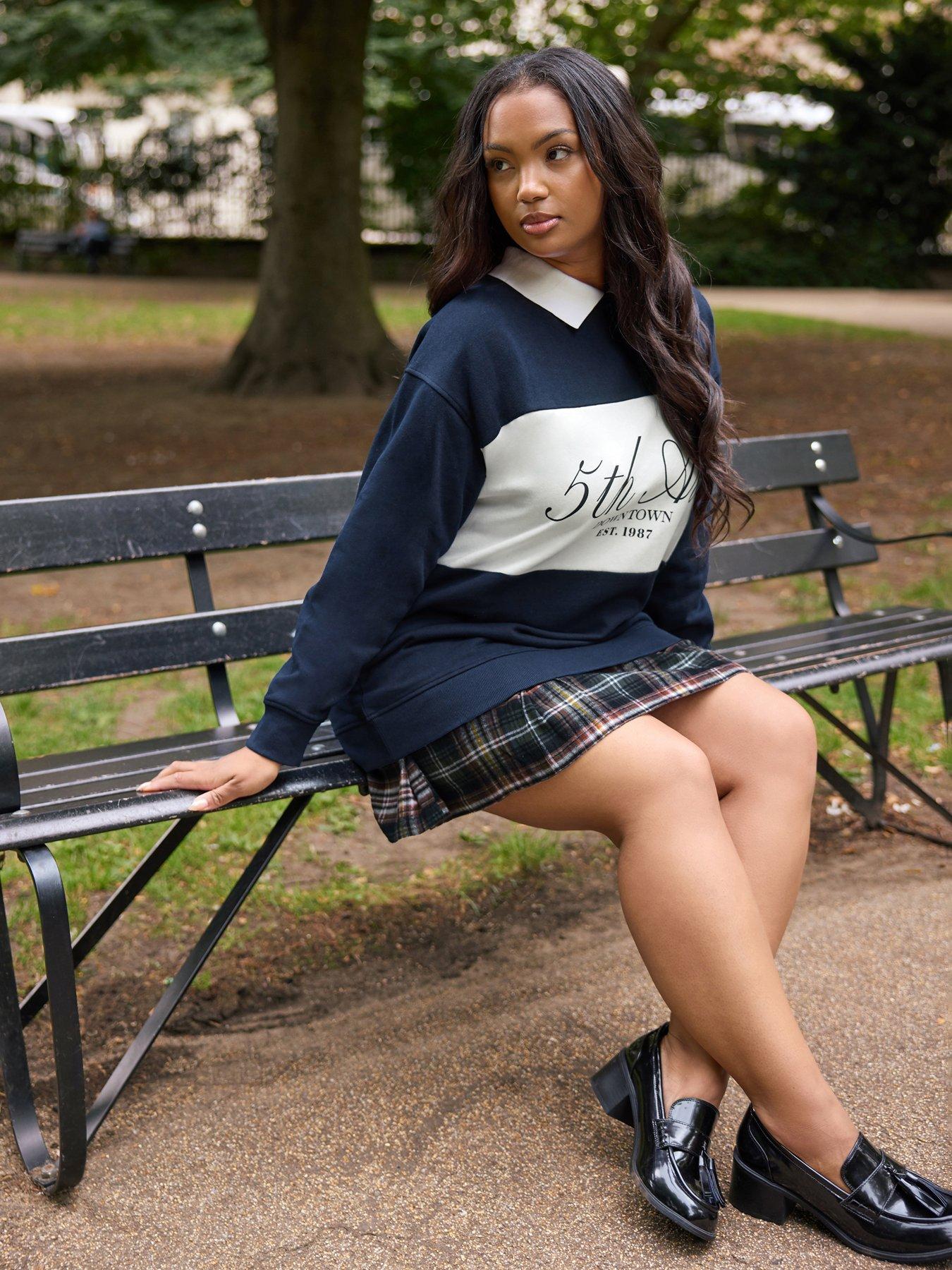 yours-curve-5th-avenue-rugby-top-blue